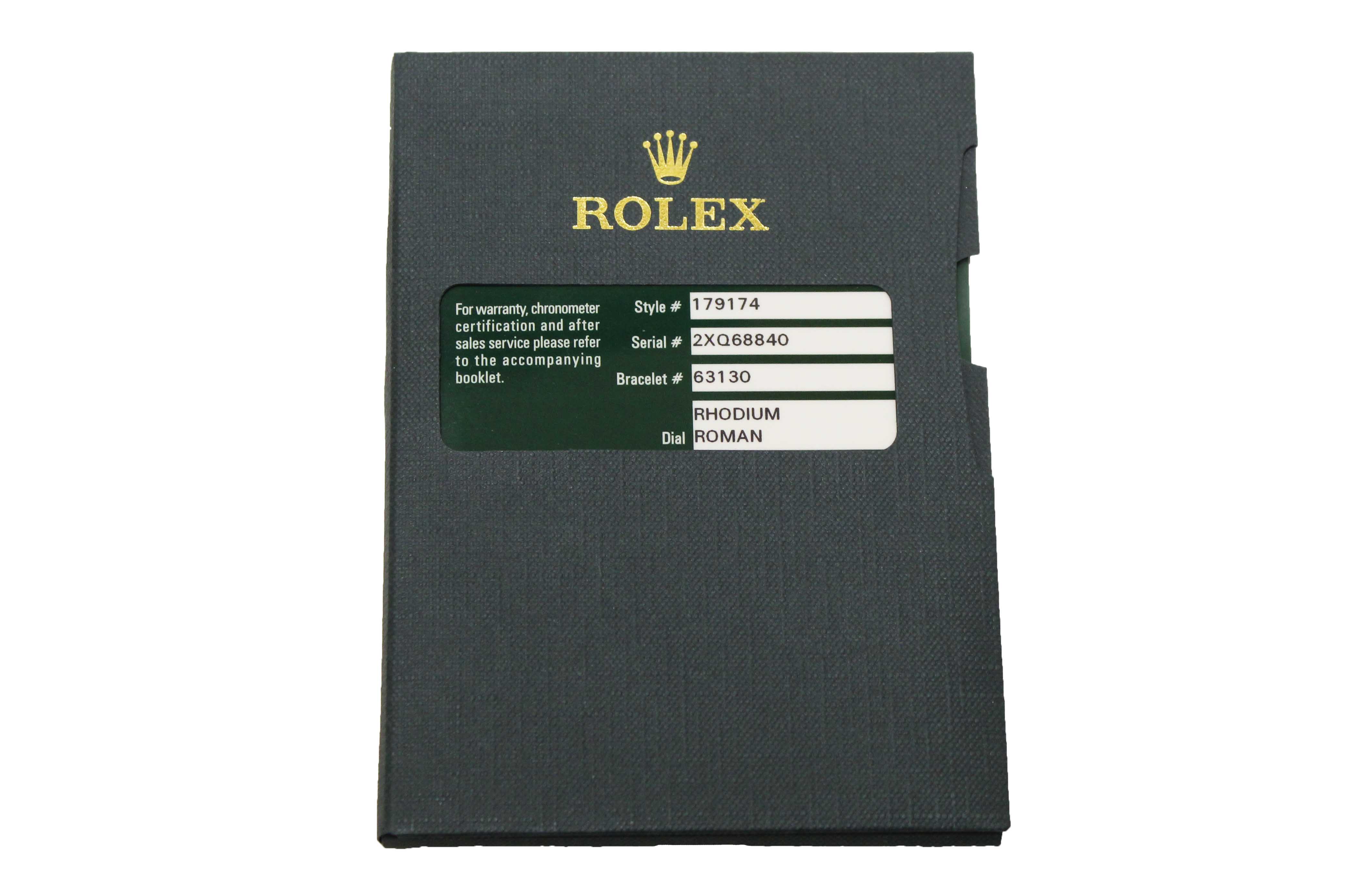 Authentic Rolex Lady-Datejust 28 mm Oystersteel and White Gold Watch