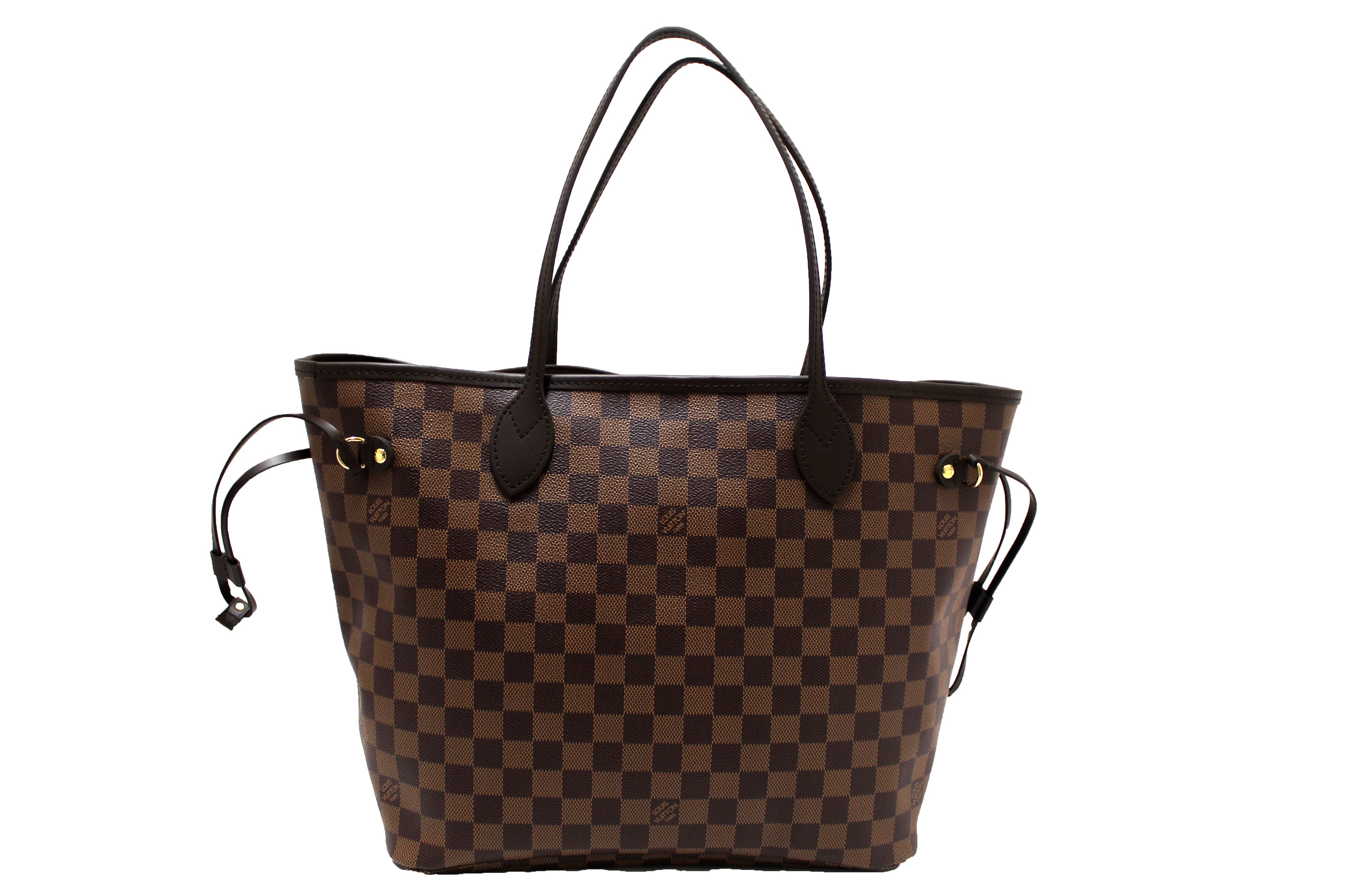 Authentic NEW Louis Vuitton Damier Ebene Canvas Neverfull MM Tote Shoulder Bag