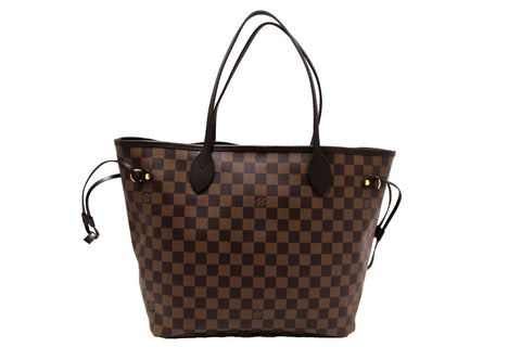 Authentic NEW Louis Vuitton Damier Ebene Canvas Neverfull MM Tote Shoulder Bag