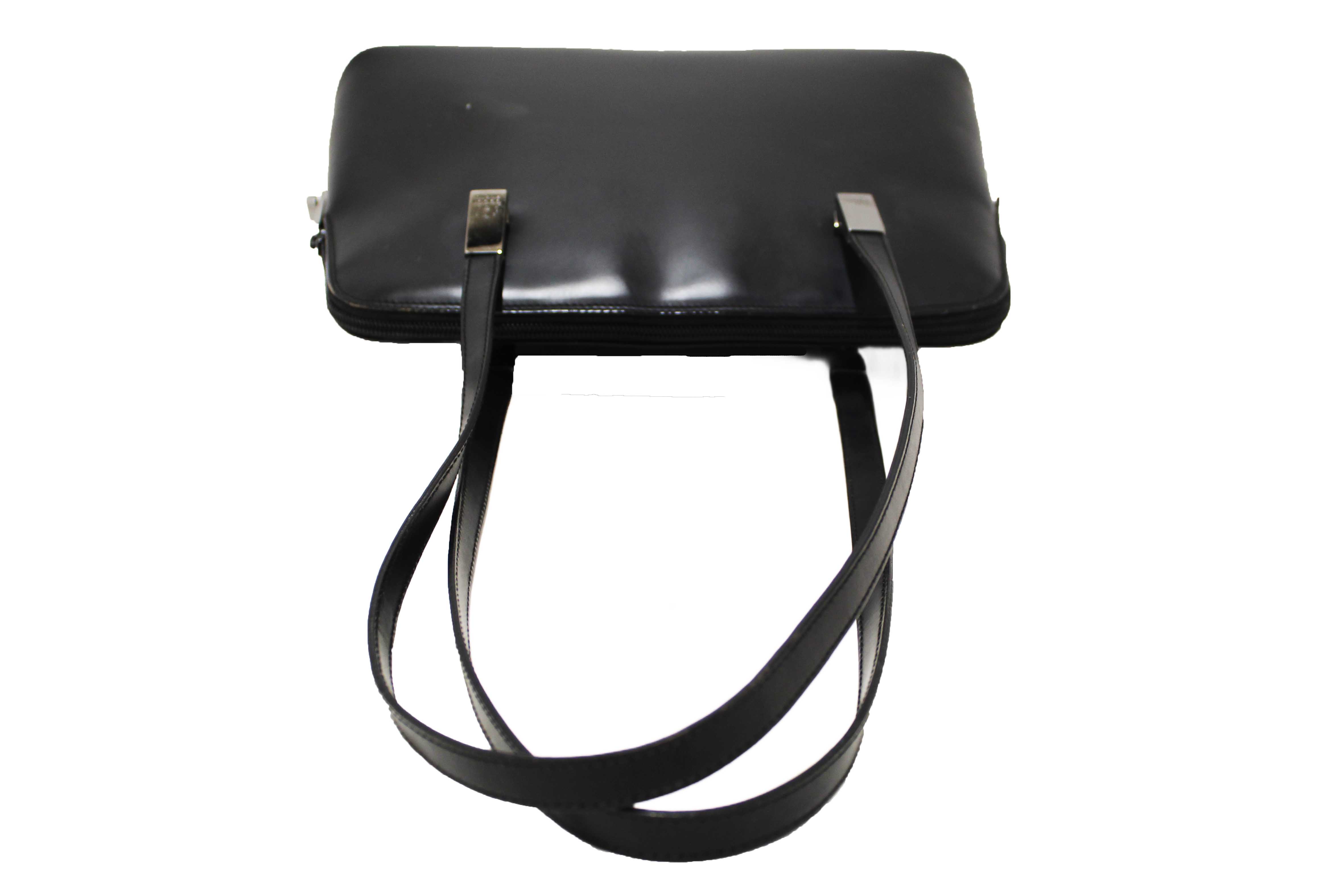 Authentic Vintage Gucci Shine Enamel Shoulder Bag 001274