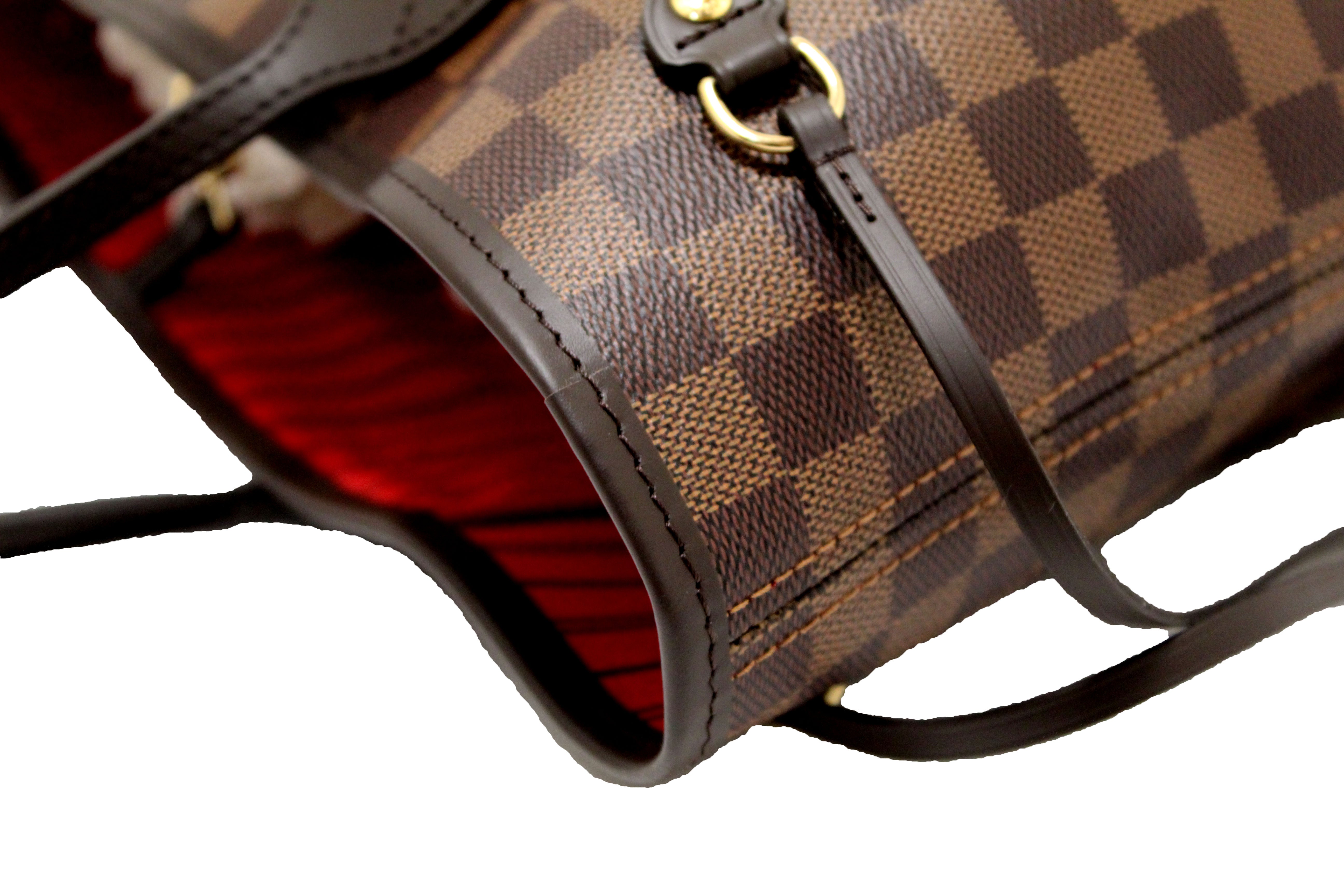 Authentic NEW Louis Vuitton Damier Ebene Canvas Neverfull MM Tote Shoulder Bag