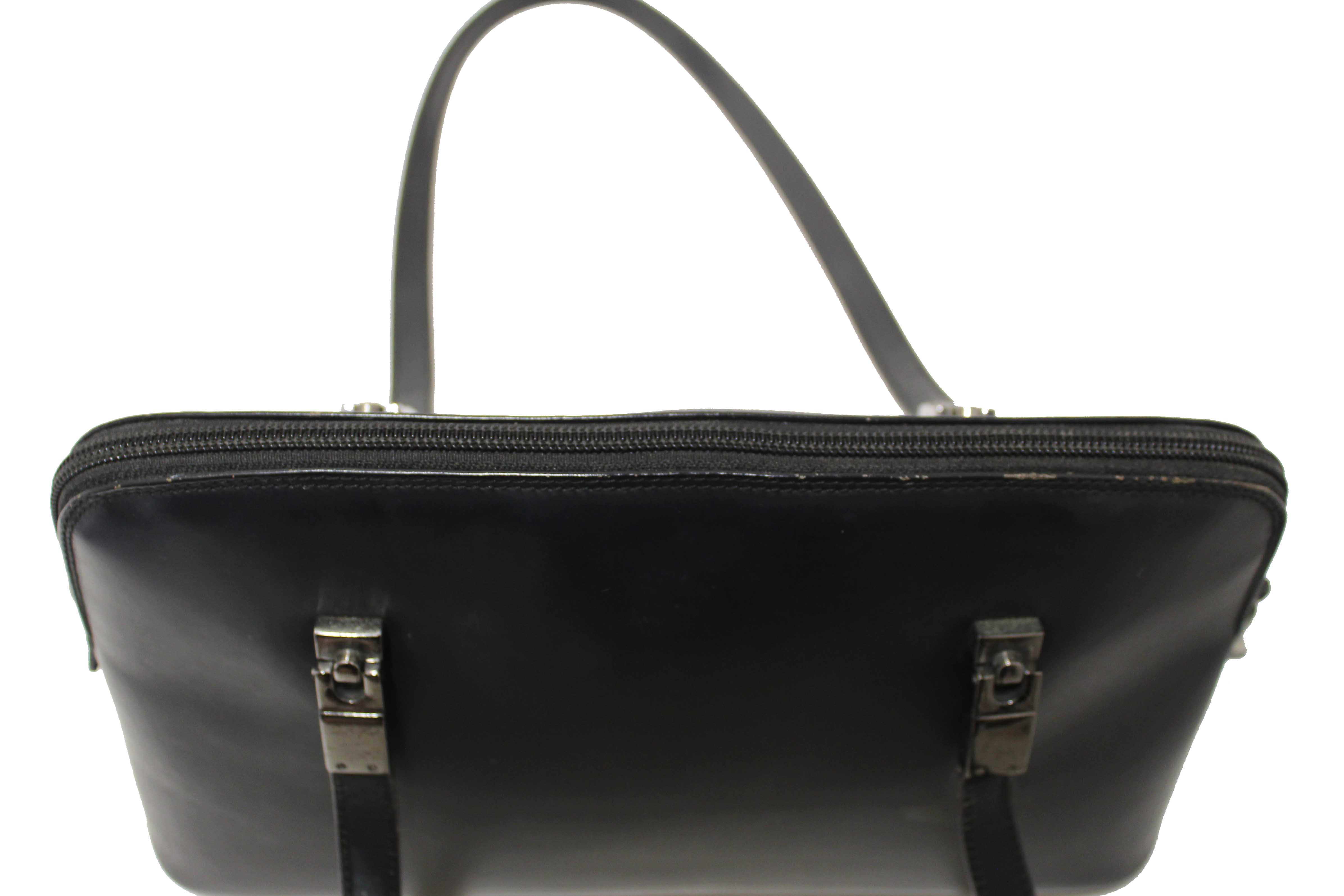Authentic Vintage Gucci Shine Enamel Shoulder Bag 001274