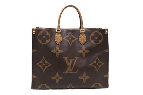 Authentic Louis Vuitton Monogram Giant OnTheGo GM Tote Bag