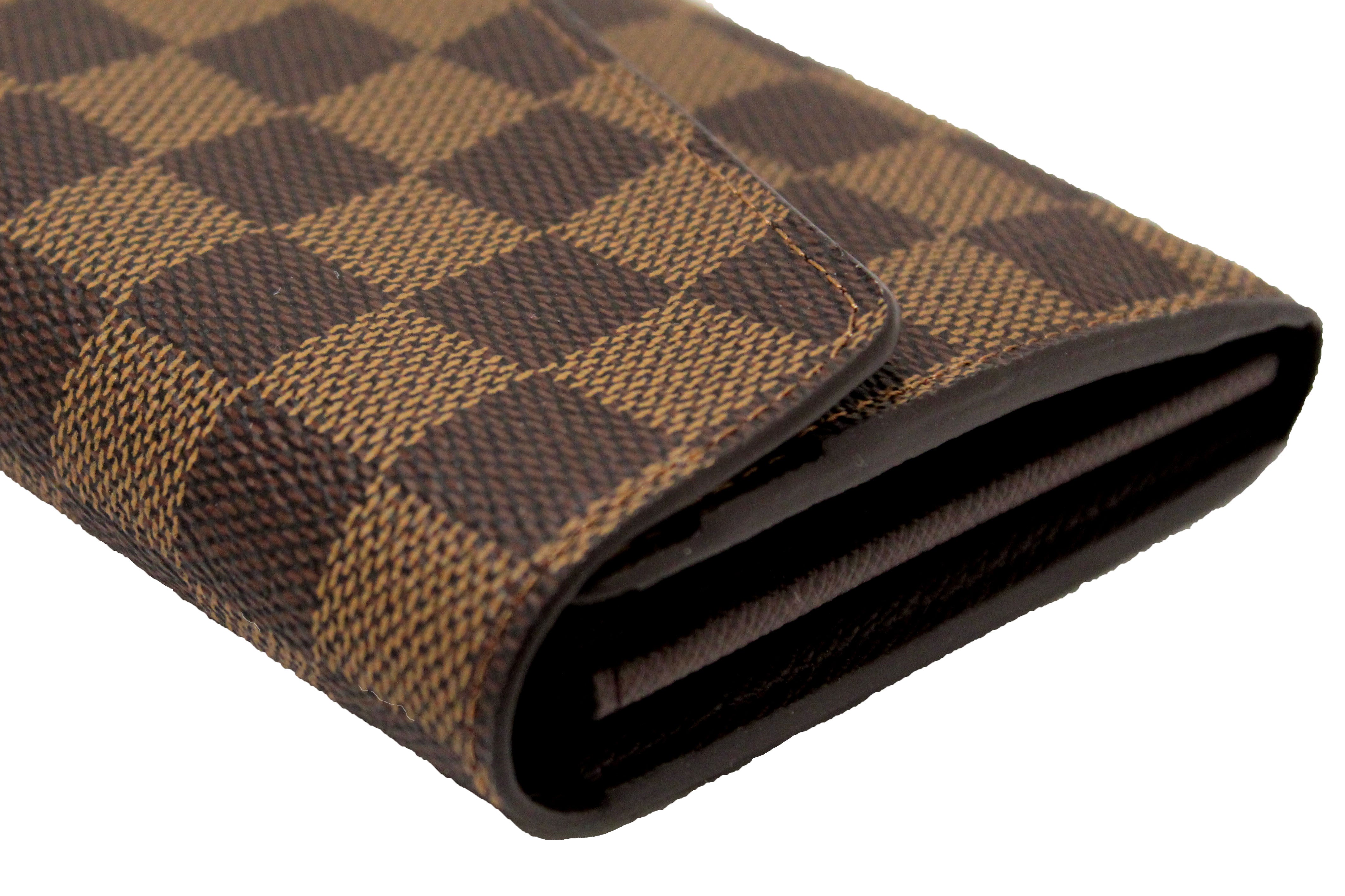 Authentic NEW Louis Vuitton Damier Ebene Canvas Sarah Wallet