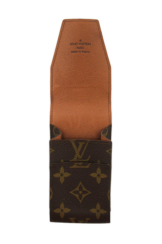 Authentic Louis Vuitton Classic Monogram Canvas Cigarette Case