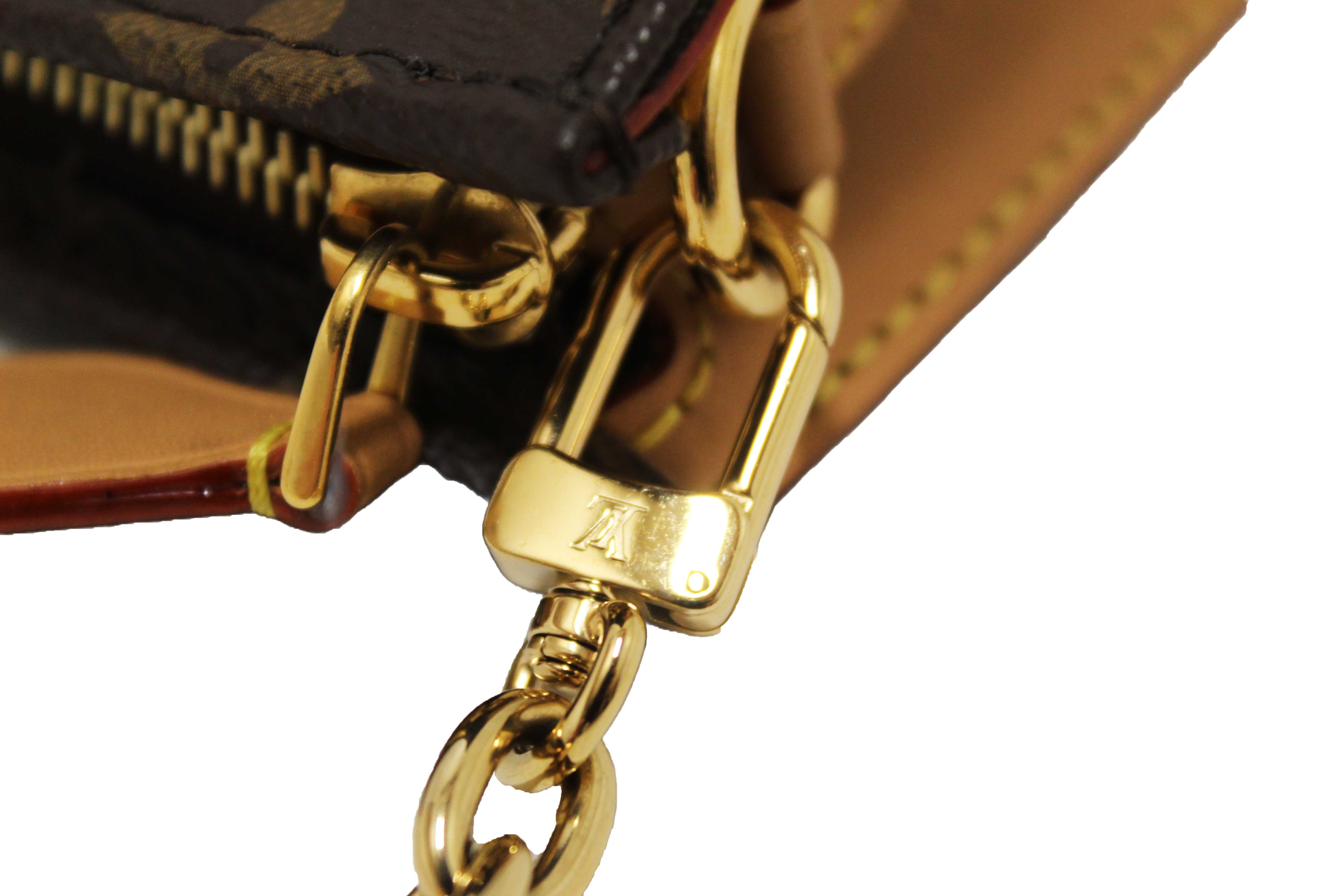 Authentic Louis Vuitton Classic Monogram Toiletry Pouch On Chain