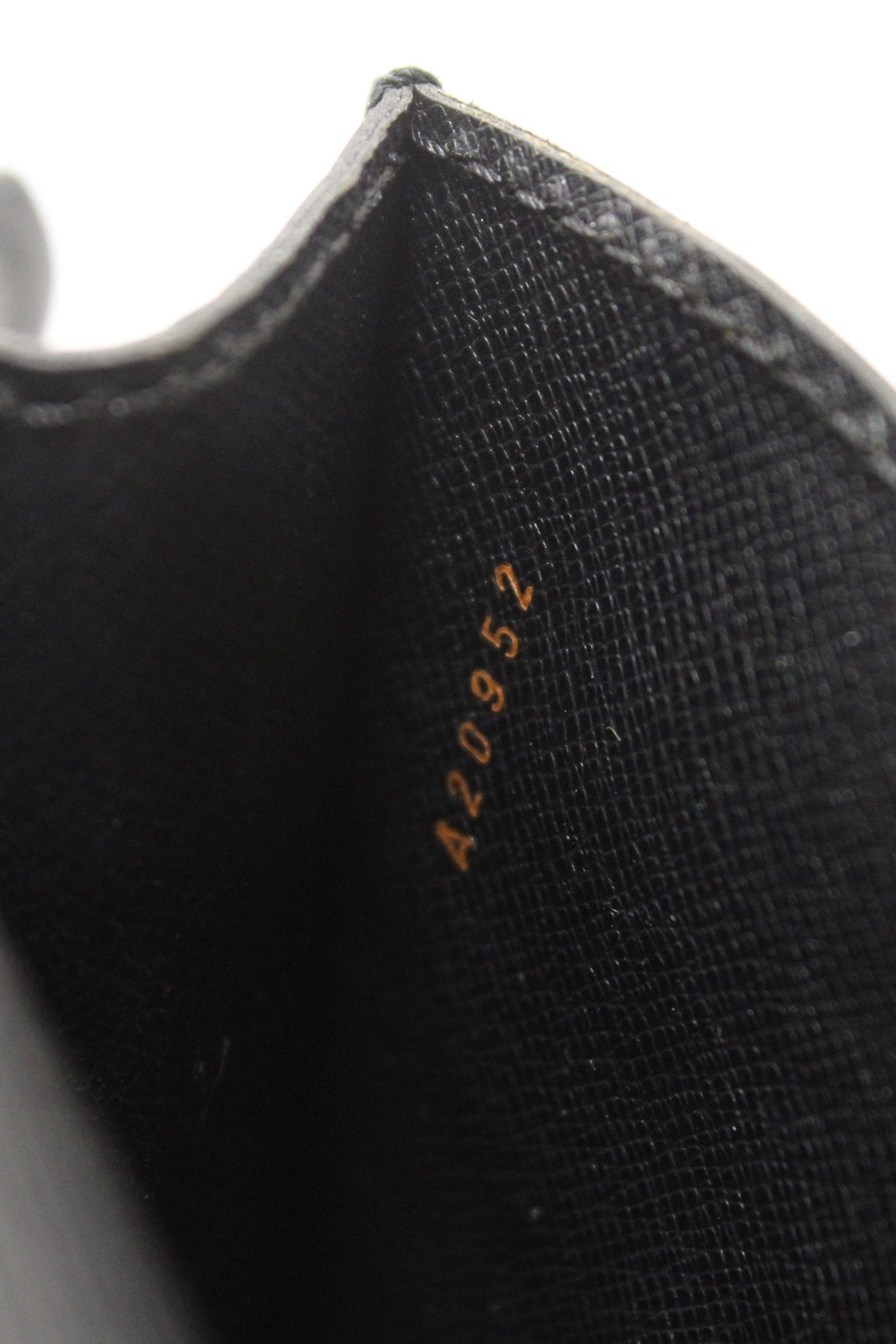 Authentic Vintage Louis Vuitton Black Epi Leather Biface Crossbody Bag