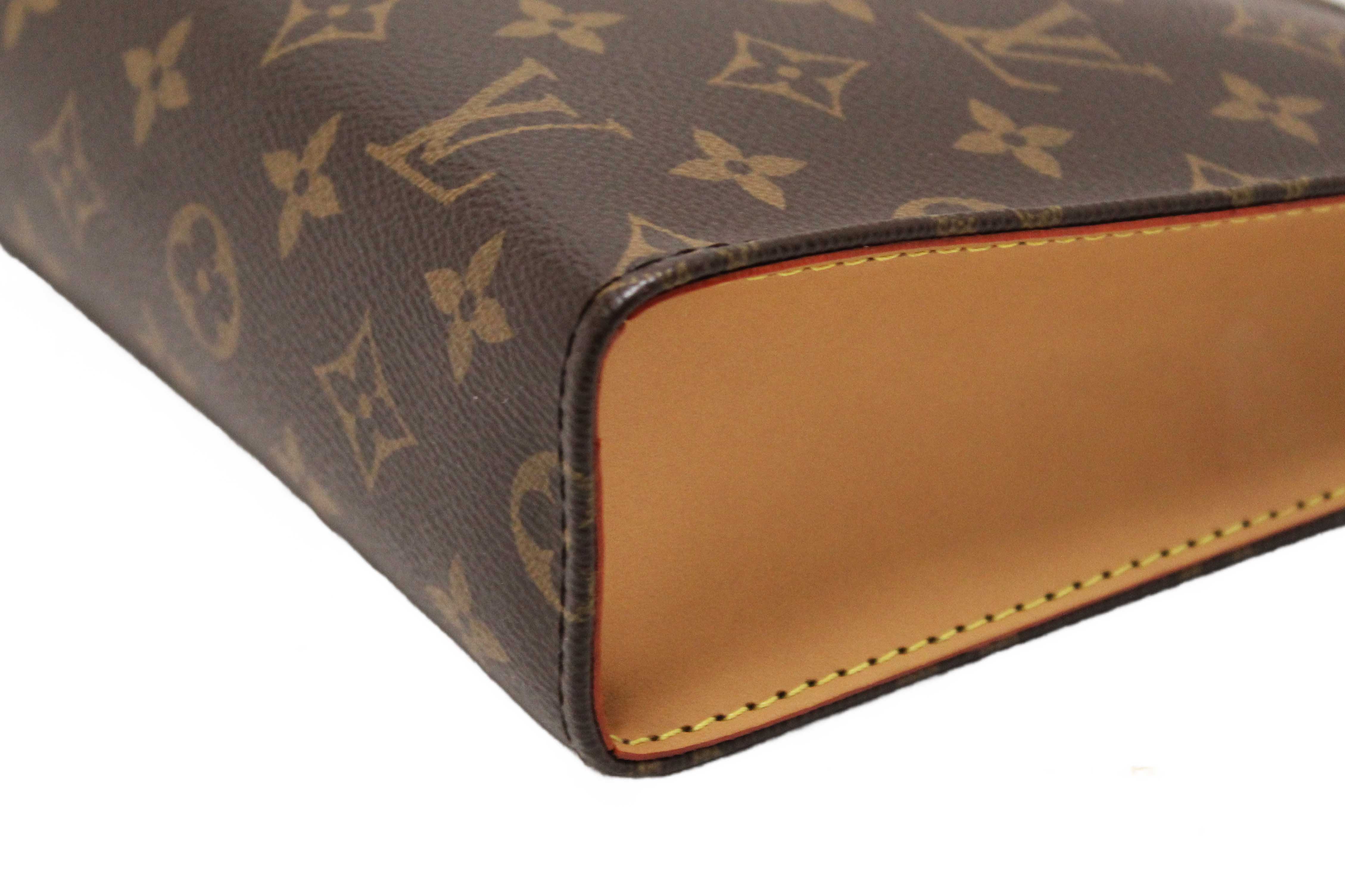 Authentic Louis Vuitton Classic Monogram Toiletry Pouch On Chain