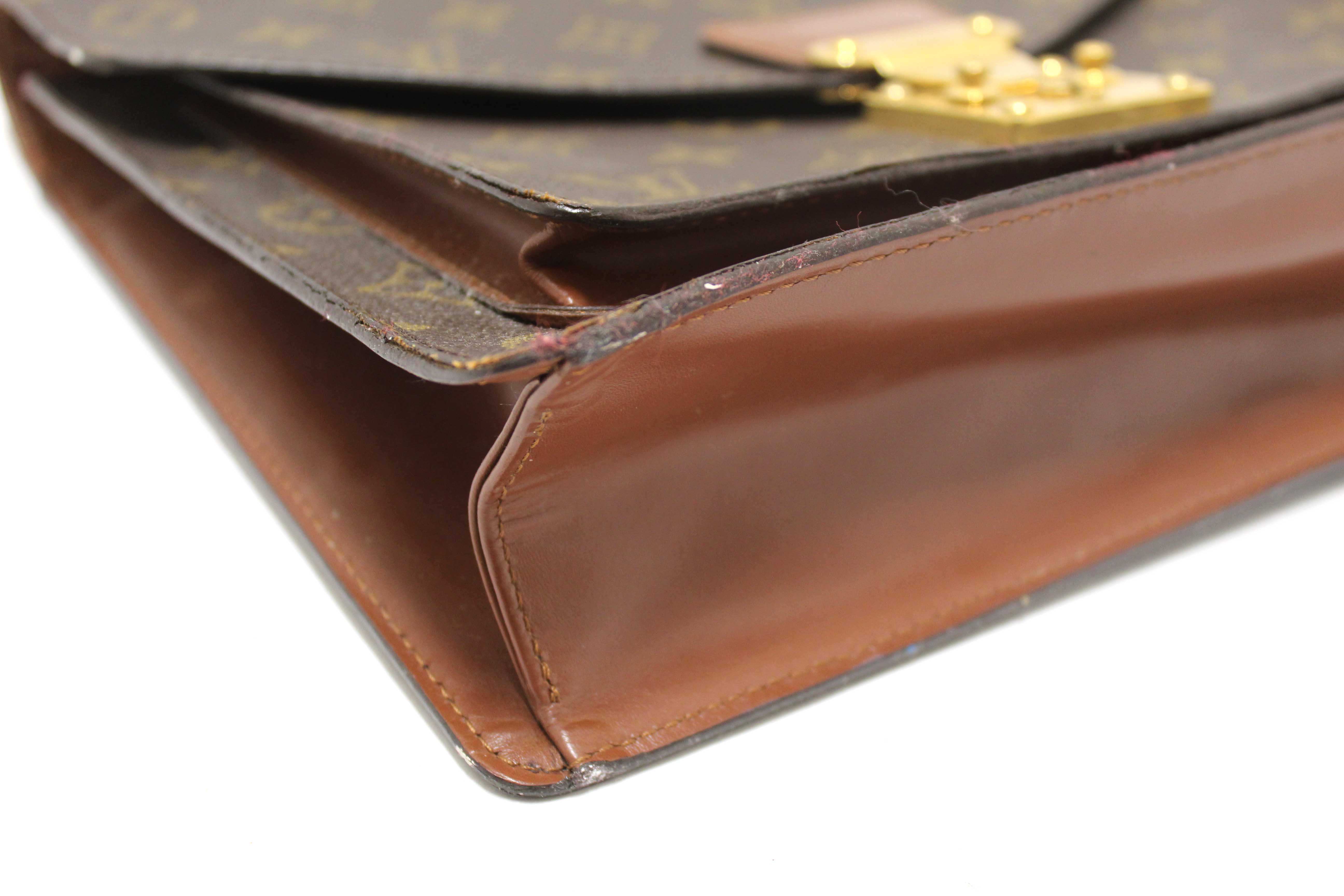 Authentic Louis Vuitton Vintage Classic Monogram Canvas Monceau 28 Bag