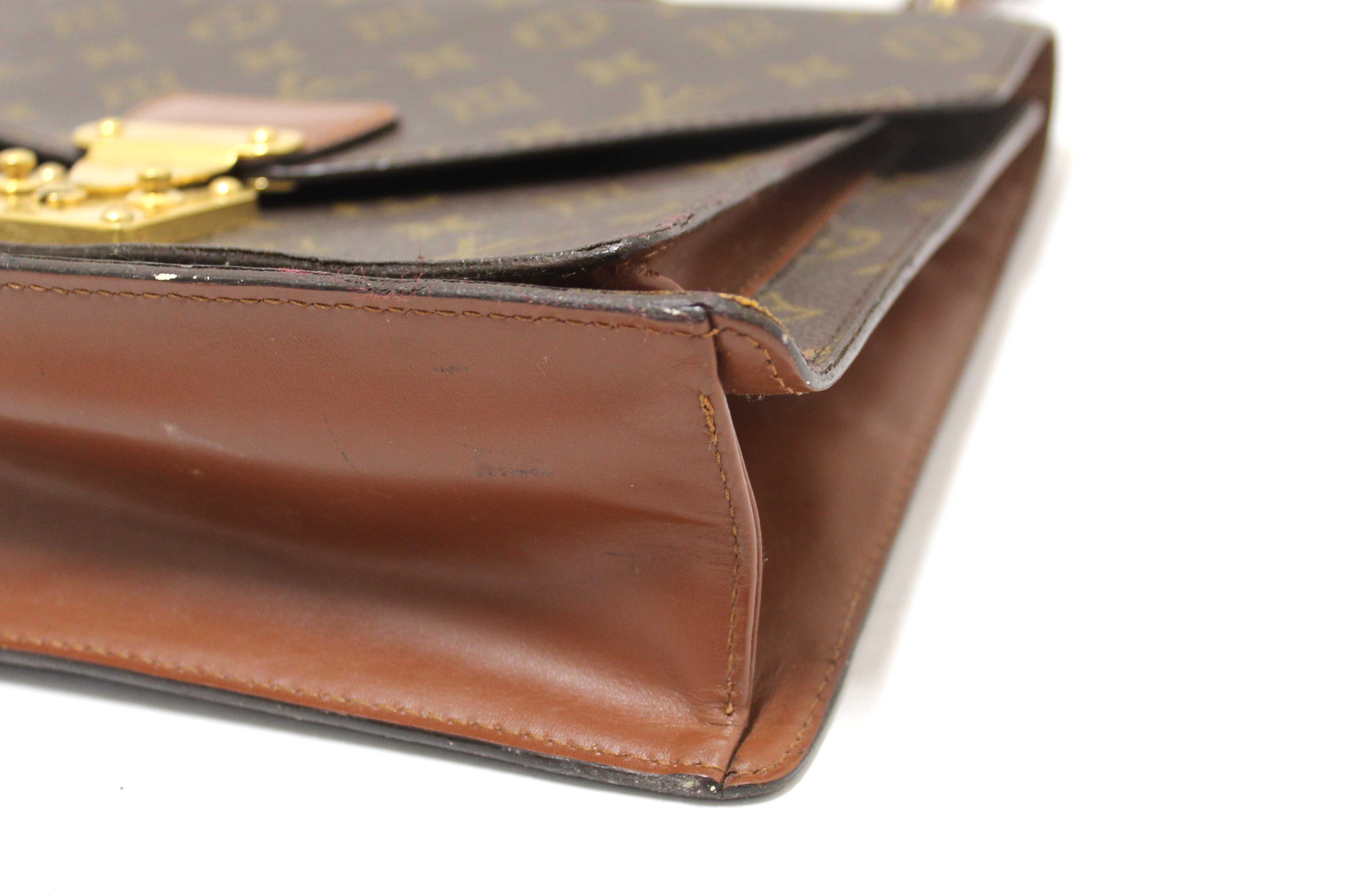 Authentic Louis Vuitton Vintage Classic Monogram Canvas Monceau 28 Bag