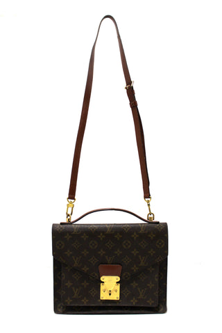 Authentic Louis Vuitton Vintage Classic Monogram Canvas Monceau 28 Bag