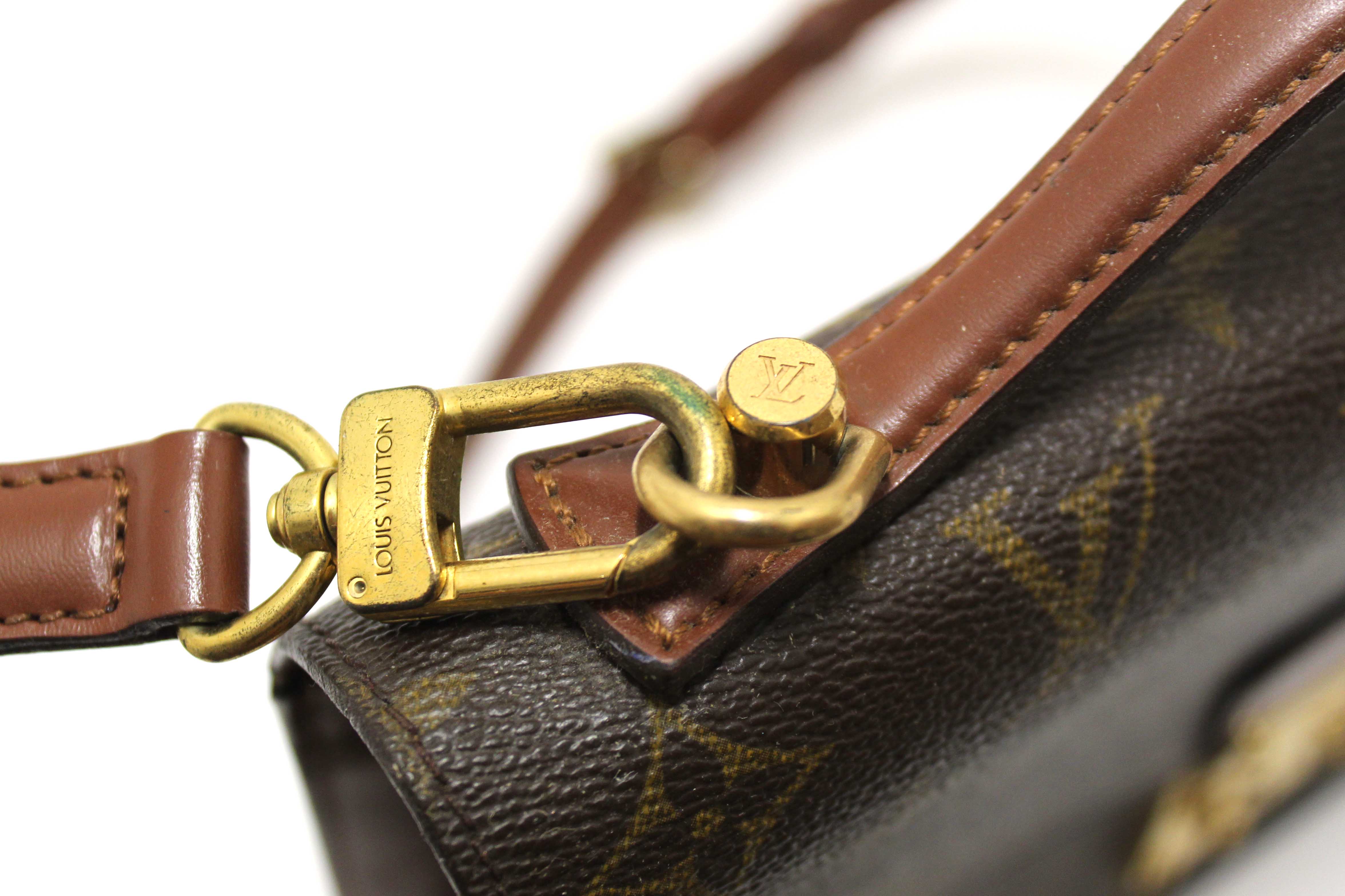 Authentic Louis Vuitton Vintage Classic Monogram Canvas Monceau 28 Bag