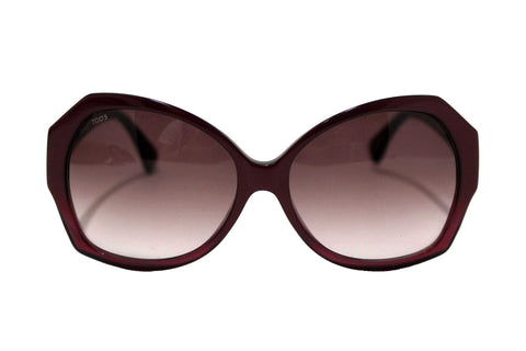 Authentic Tod's Burgandy Frame Oversized Sunglasses