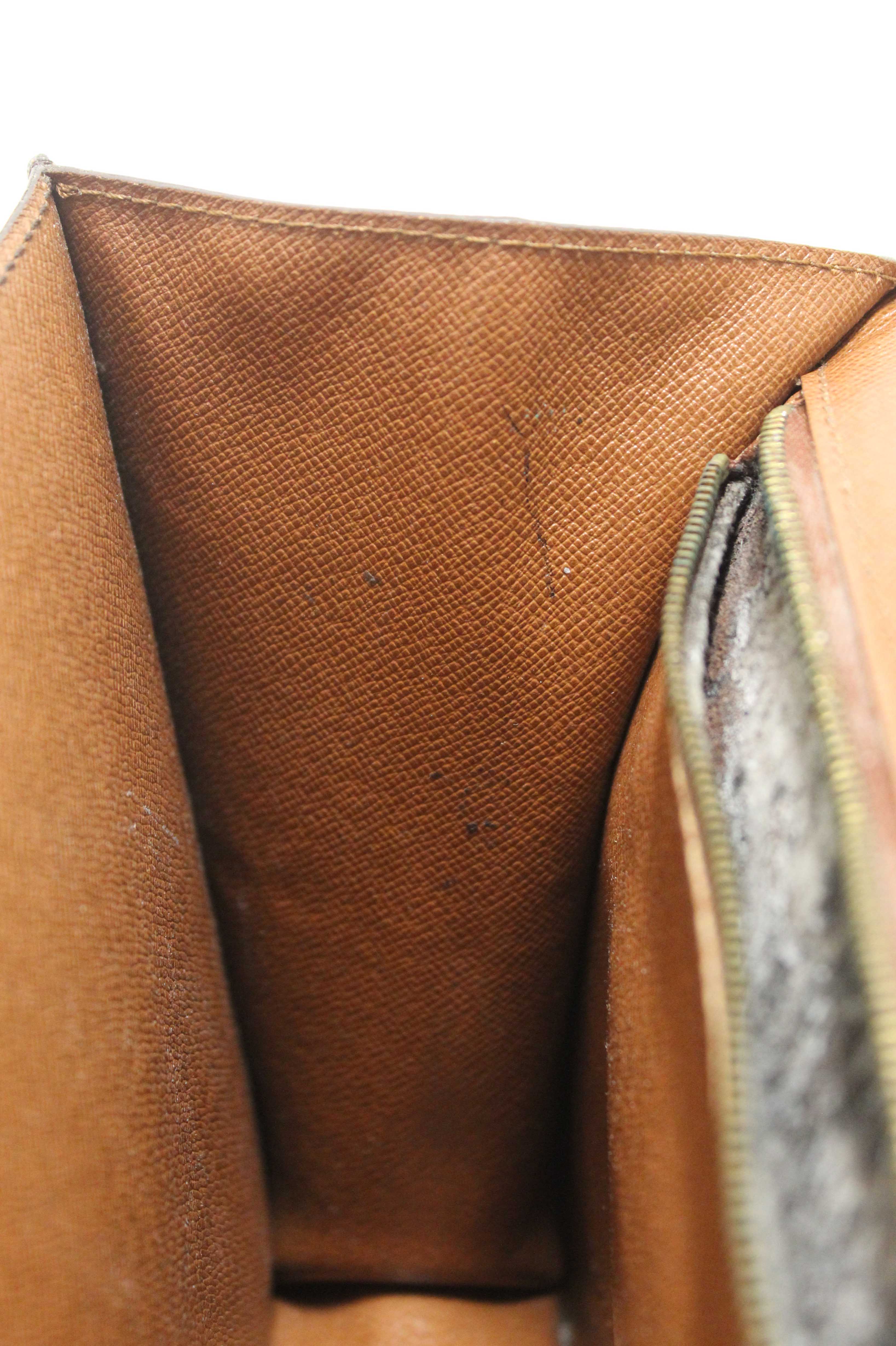 Authentic Louis Vuitton Vintage Classic Monogram Canvas Monceau 28 Bag