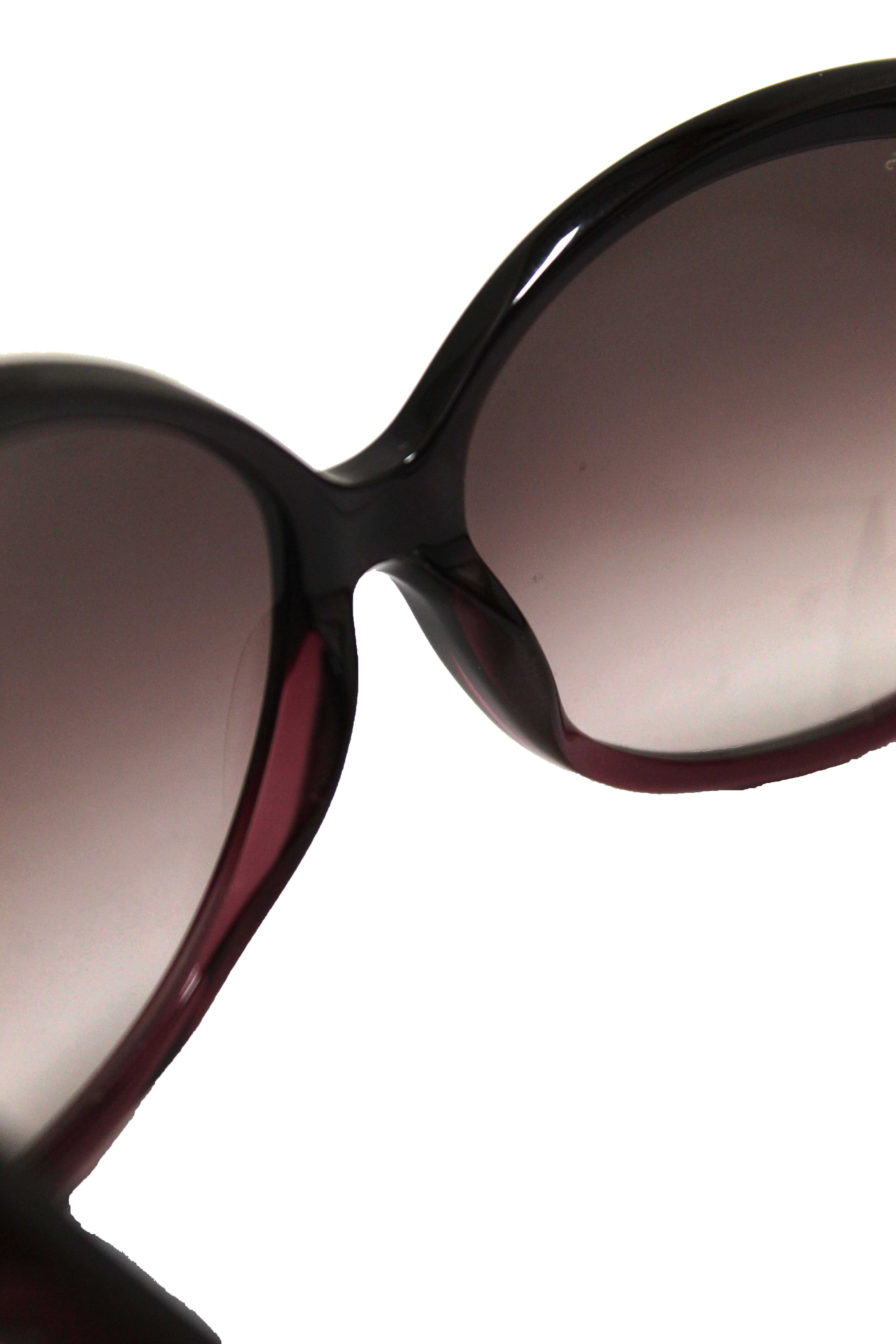 Authentic Tod's Burgandy Frame Oversized Sunglasses