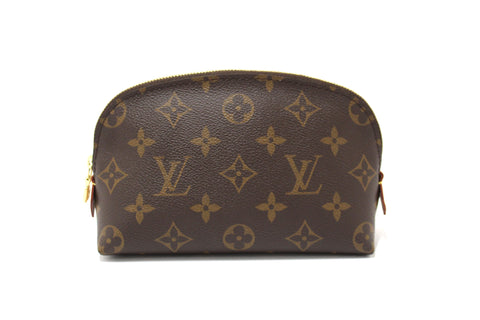 Authentic Louis Vuitton Classic Monogram Canvas Cosmetic Pouch Bag