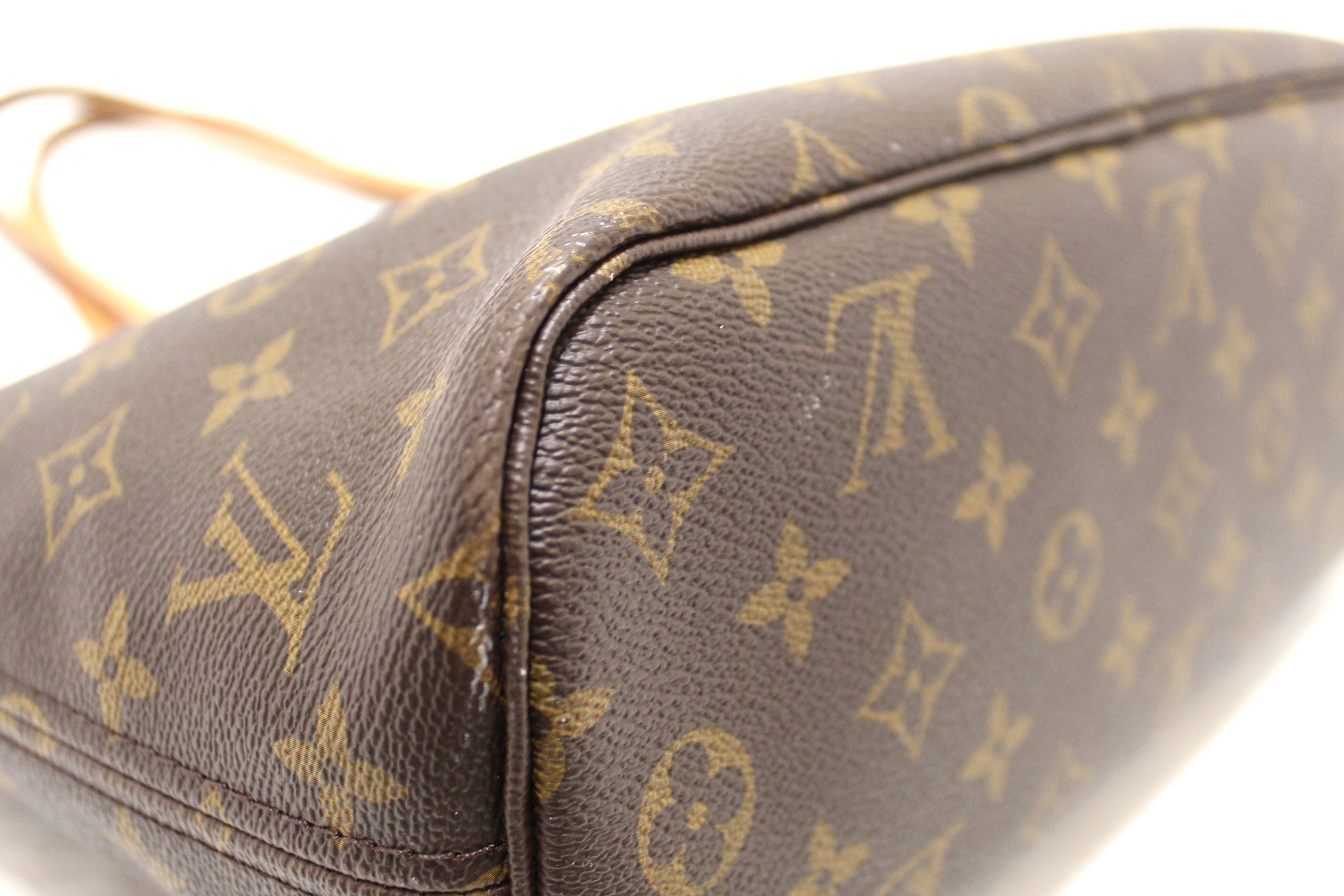 Authentic Louis Vuitton Classic Monogram Neverfull PM Tote Shoulder Bag