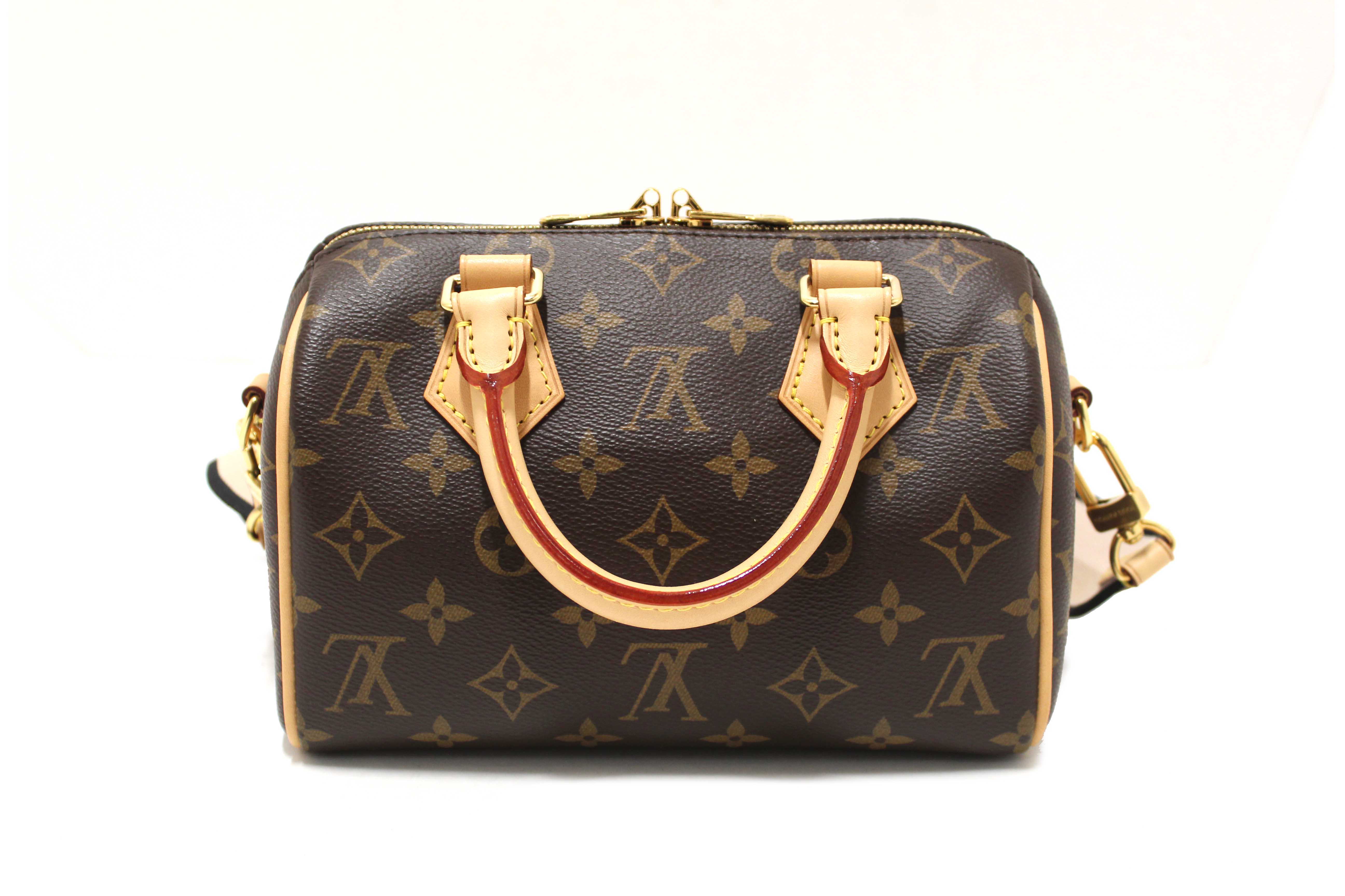 Authentic Louis Vuitton Classic Monogram Speedy 20 Bandoulière Bag