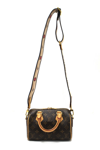 Authentic Louis Vuitton Classic Monogram Speedy 20 Bandoulière Bag