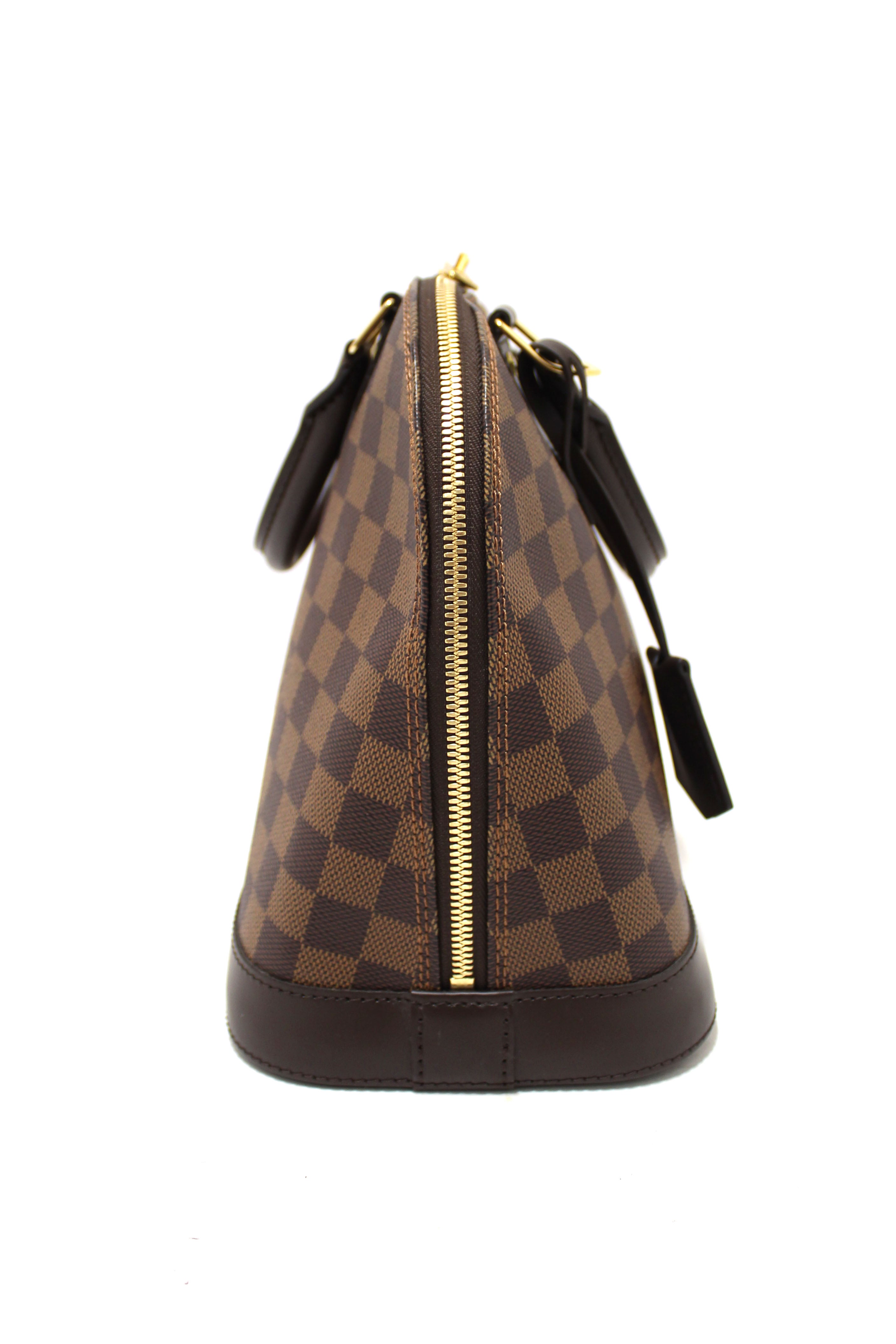 Authentic New Louis Vuitton Damier Ebene Canvas Classic Alma PM Hand Bag