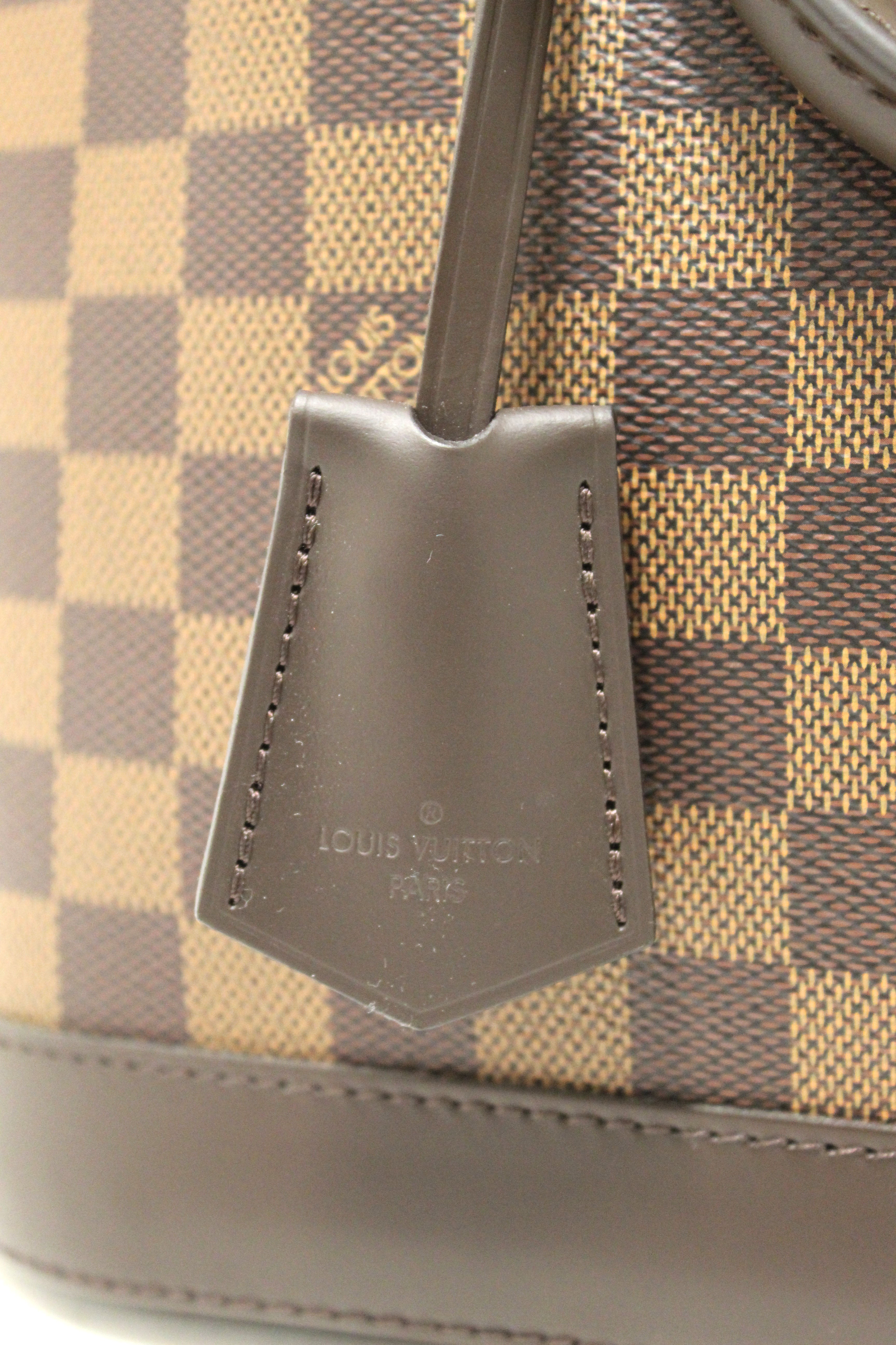 Authentic New Louis Vuitton Damier Ebene Canvas Classic Alma PM Hand Bag