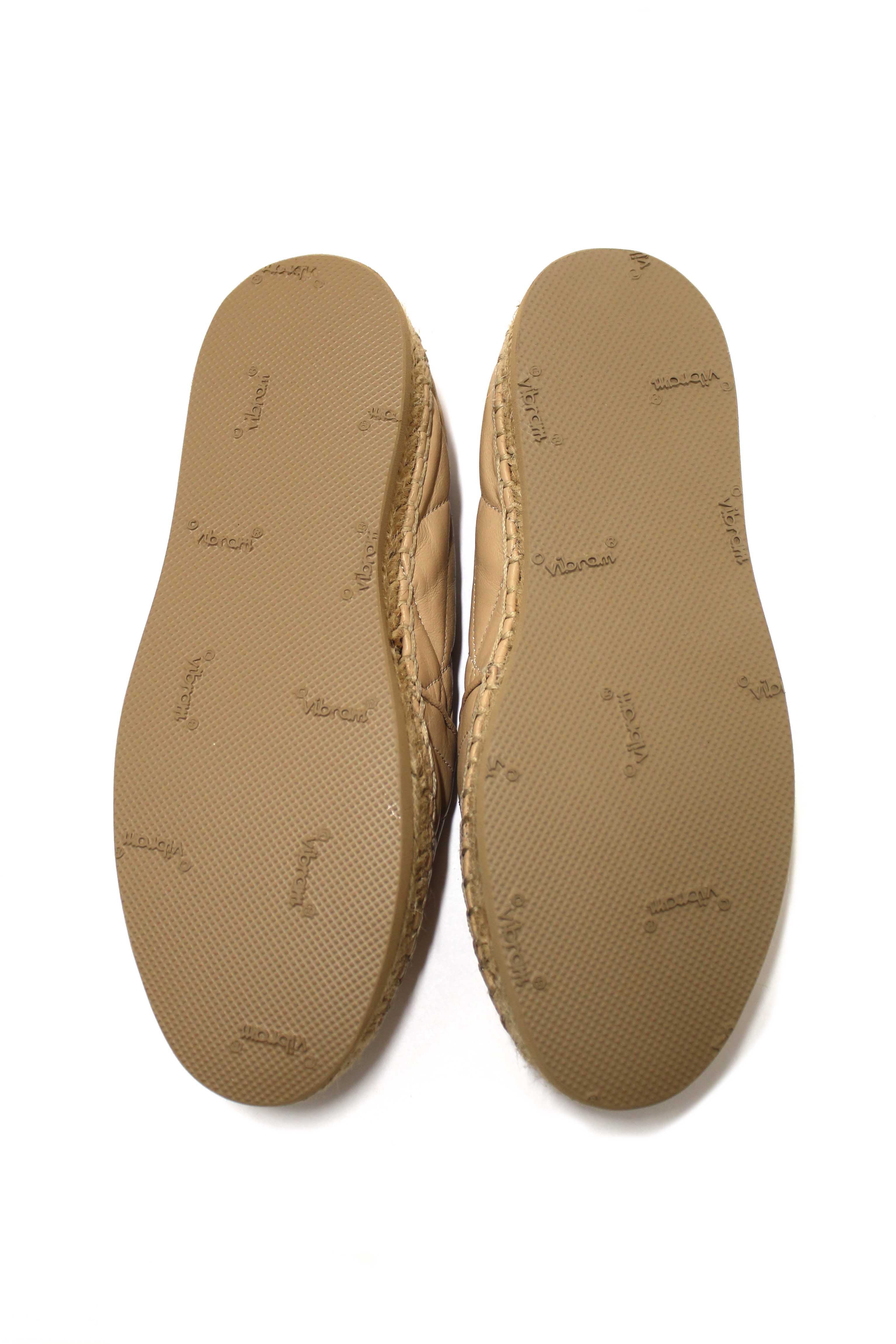 Authentic Prada Camel Nappa Leather Espadrilles Shoes Size 37.5