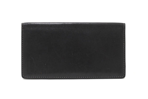 Authentic Louis Vuitton Black Leather Chicago Long Wallet