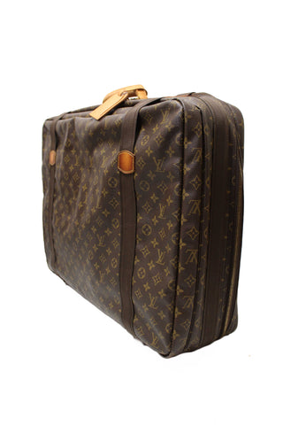 Authentic Louis Vuitton Classic Monogram Canvas Satellite 65 Suitcase