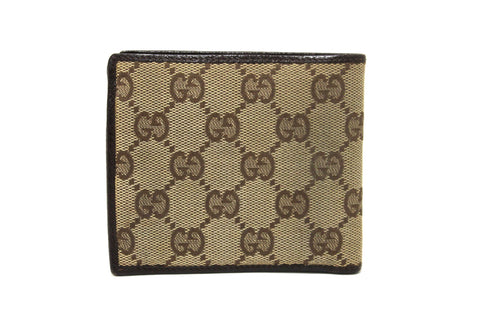 Authentic Gucci Brown GG Signature Men's Wallet 04862