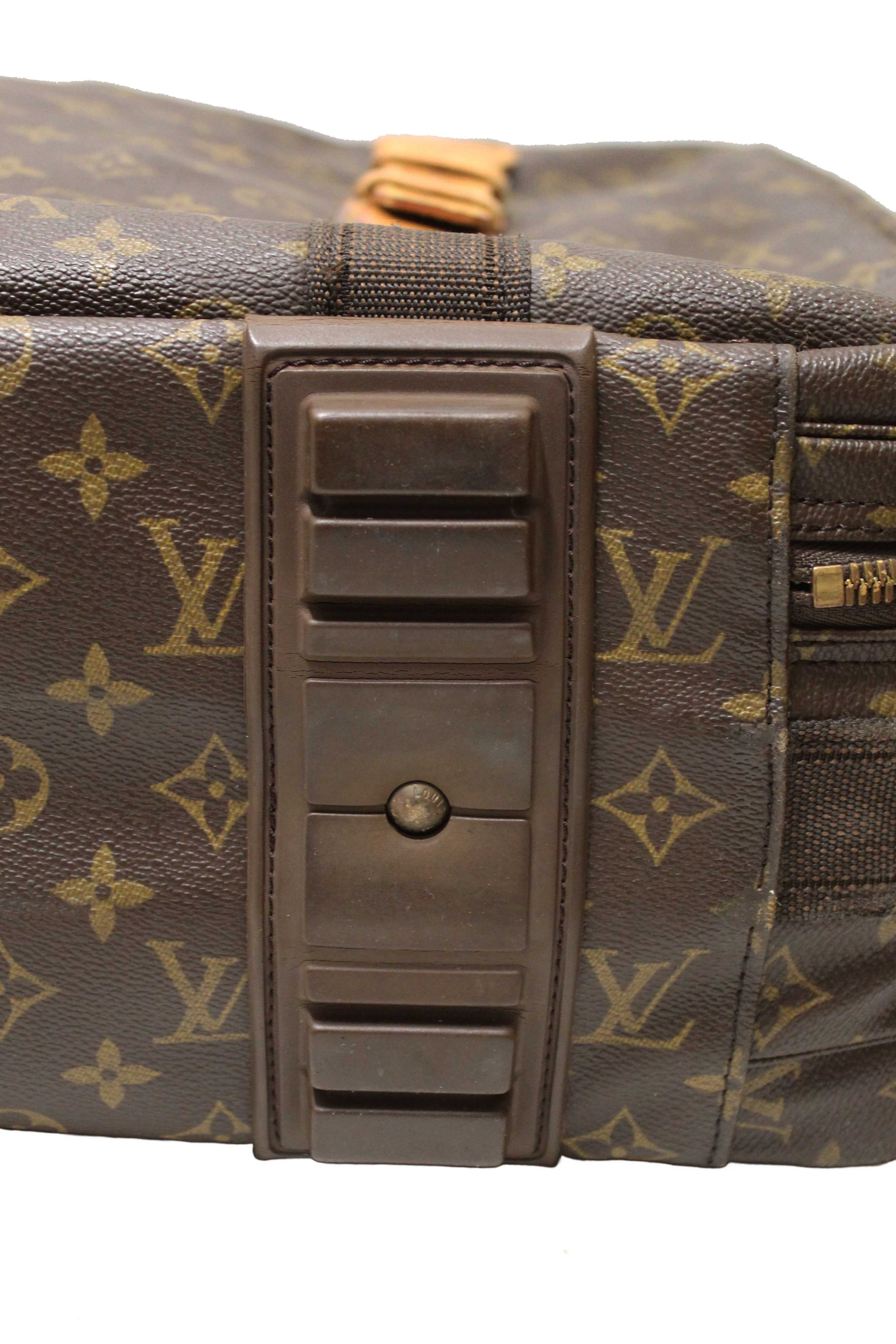 Authentic Louis Vuitton Classic Monogram Canvas Satellite 65 Suitcase