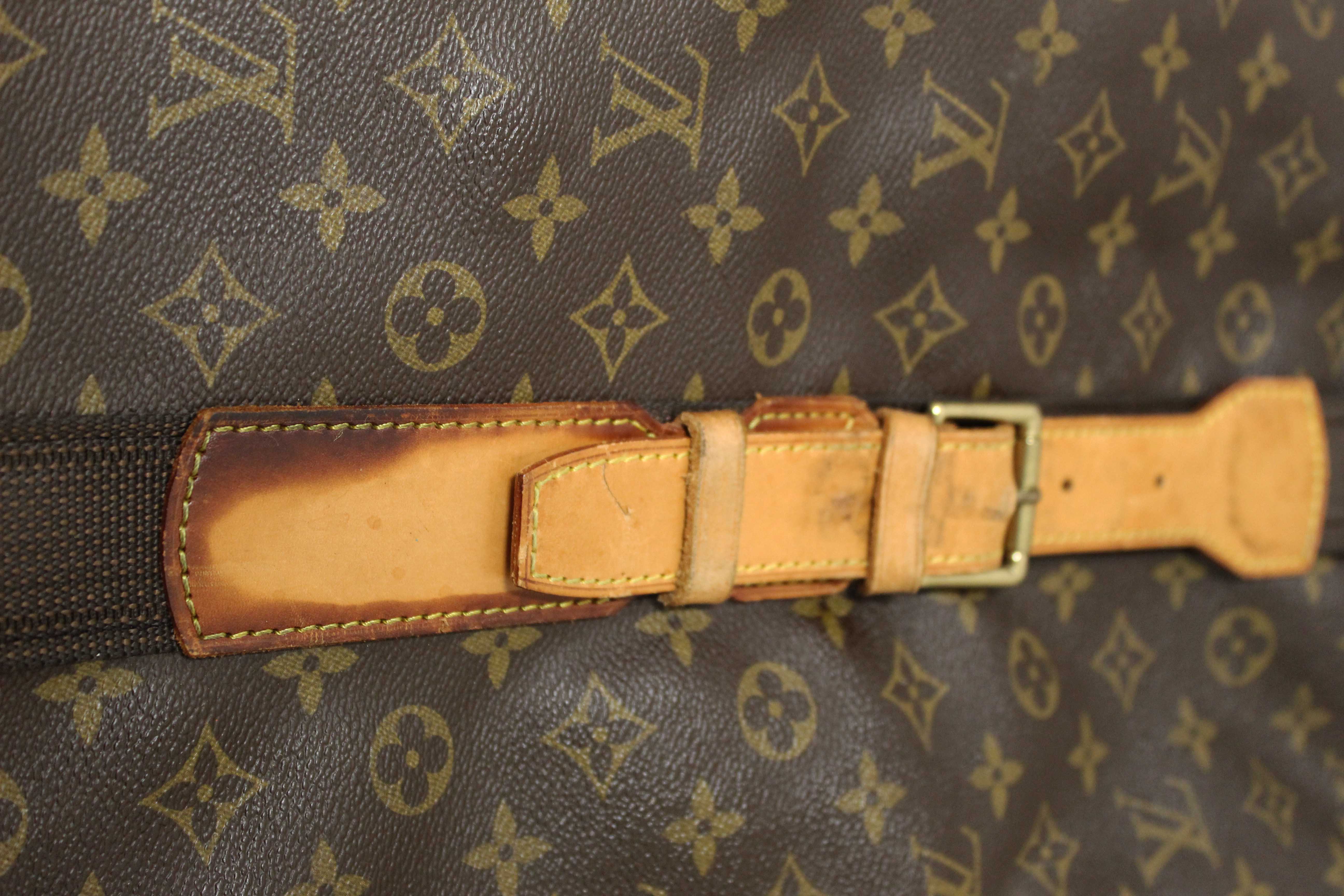 Authentic Louis Vuitton Classic Monogram Canvas Satellite 65 Suitcase