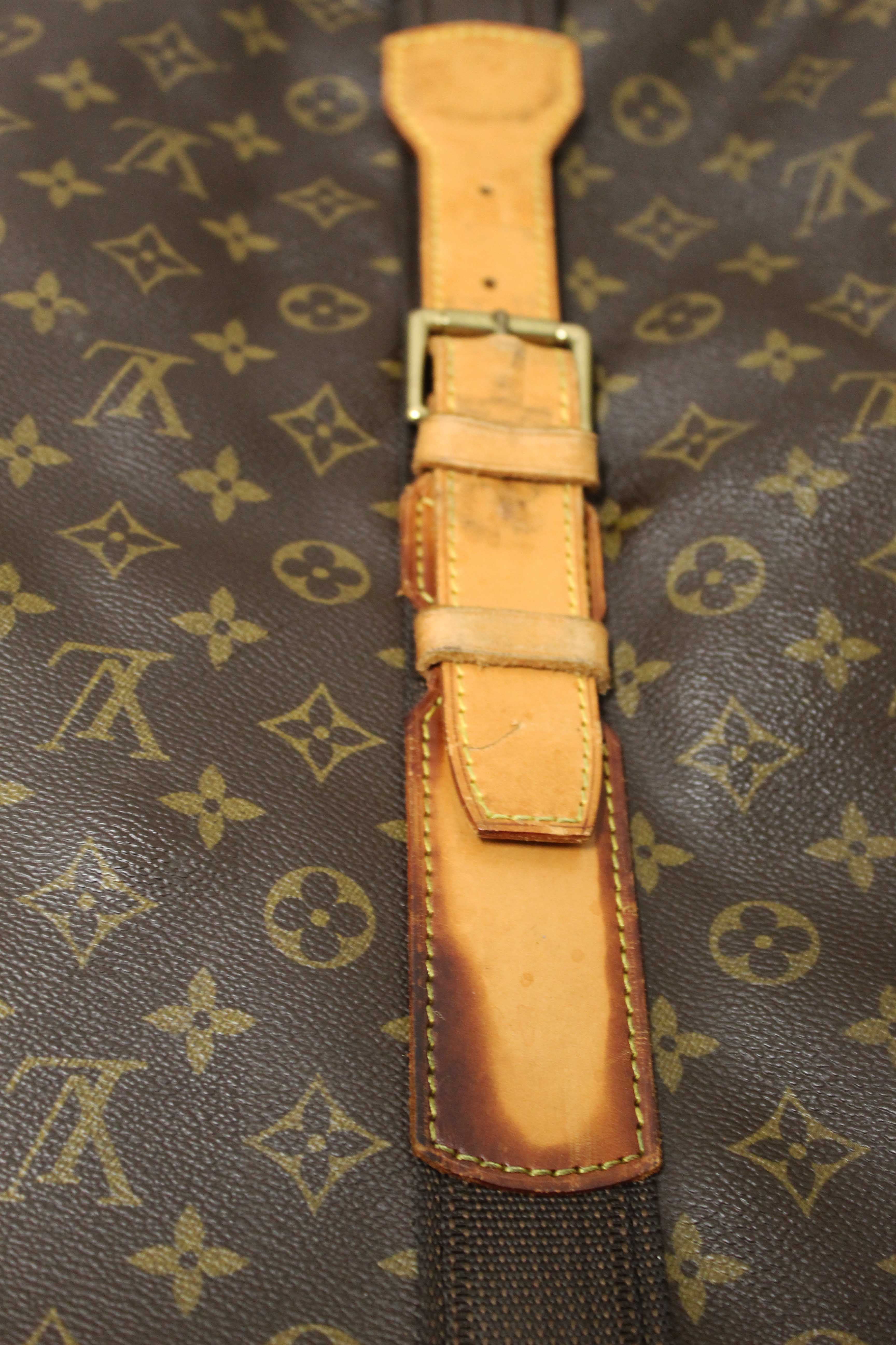 Authentic Louis Vuitton Classic Monogram Canvas Satellite 65 Suitcase