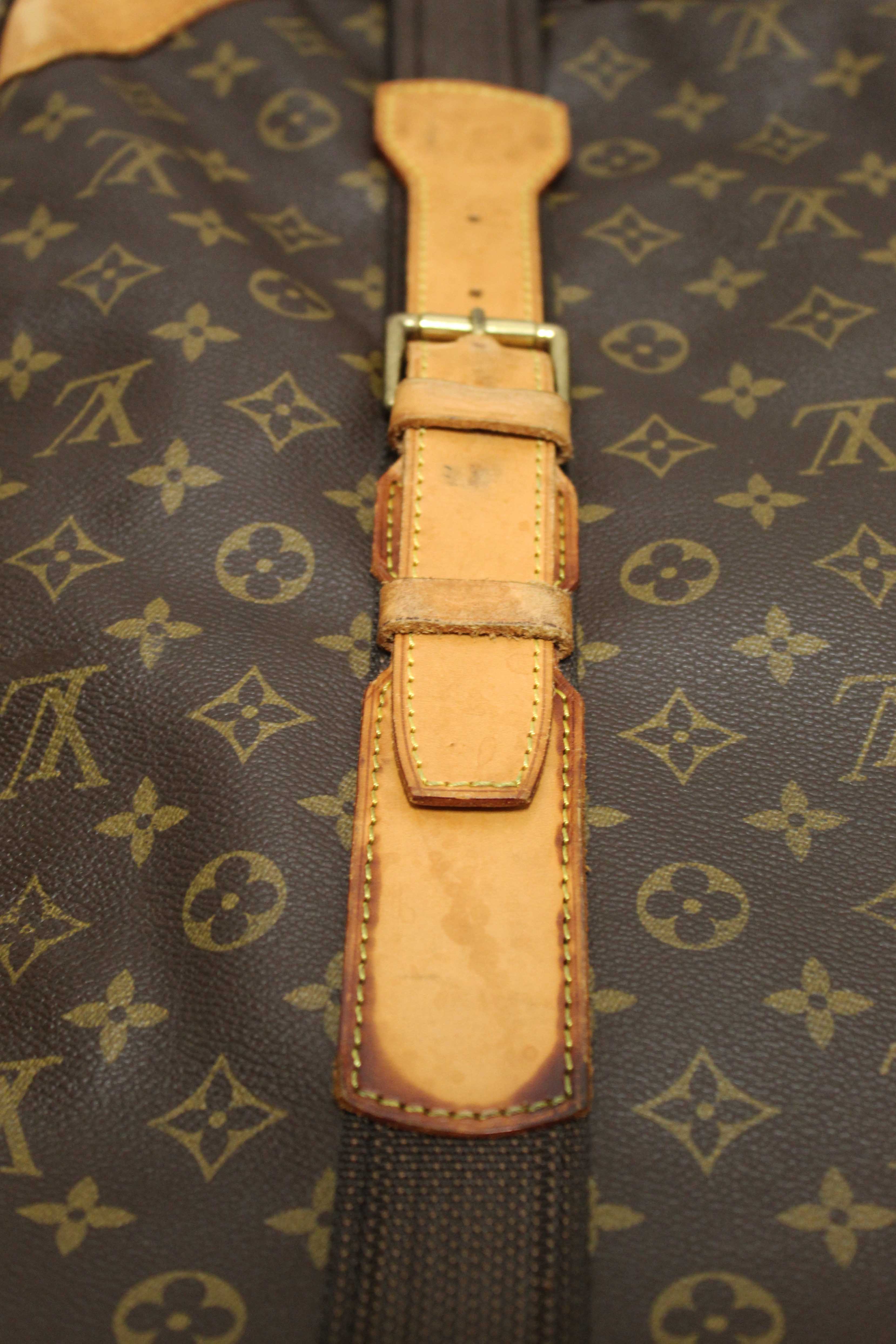 Authentic Louis Vuitton Classic Monogram Canvas Satellite 65 Suitcase