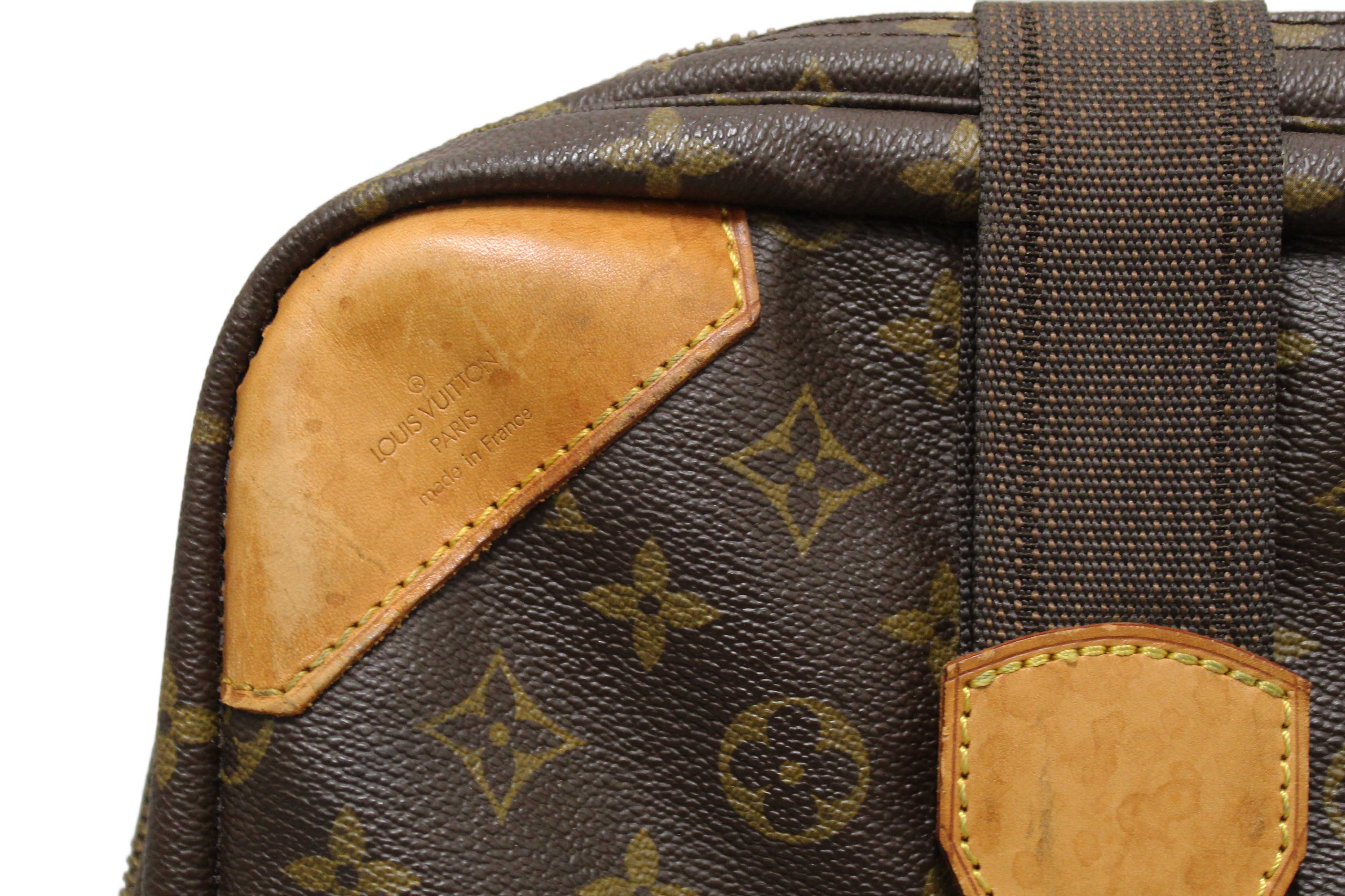 Authentic Louis Vuitton Classic Monogram Canvas Satellite 65 Suitcase