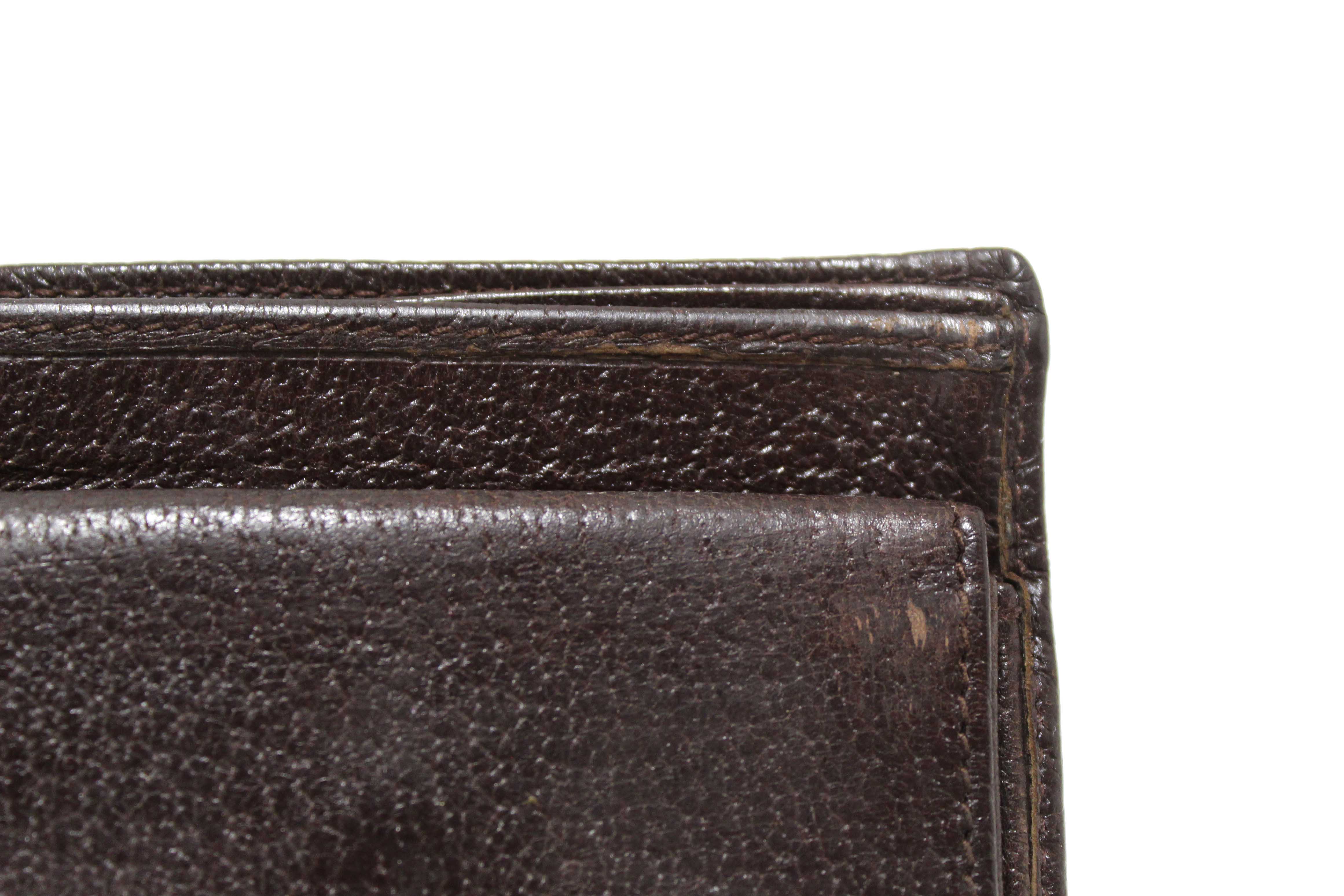 Authentic Gucci Brown GG Signature Men's Wallet 04862