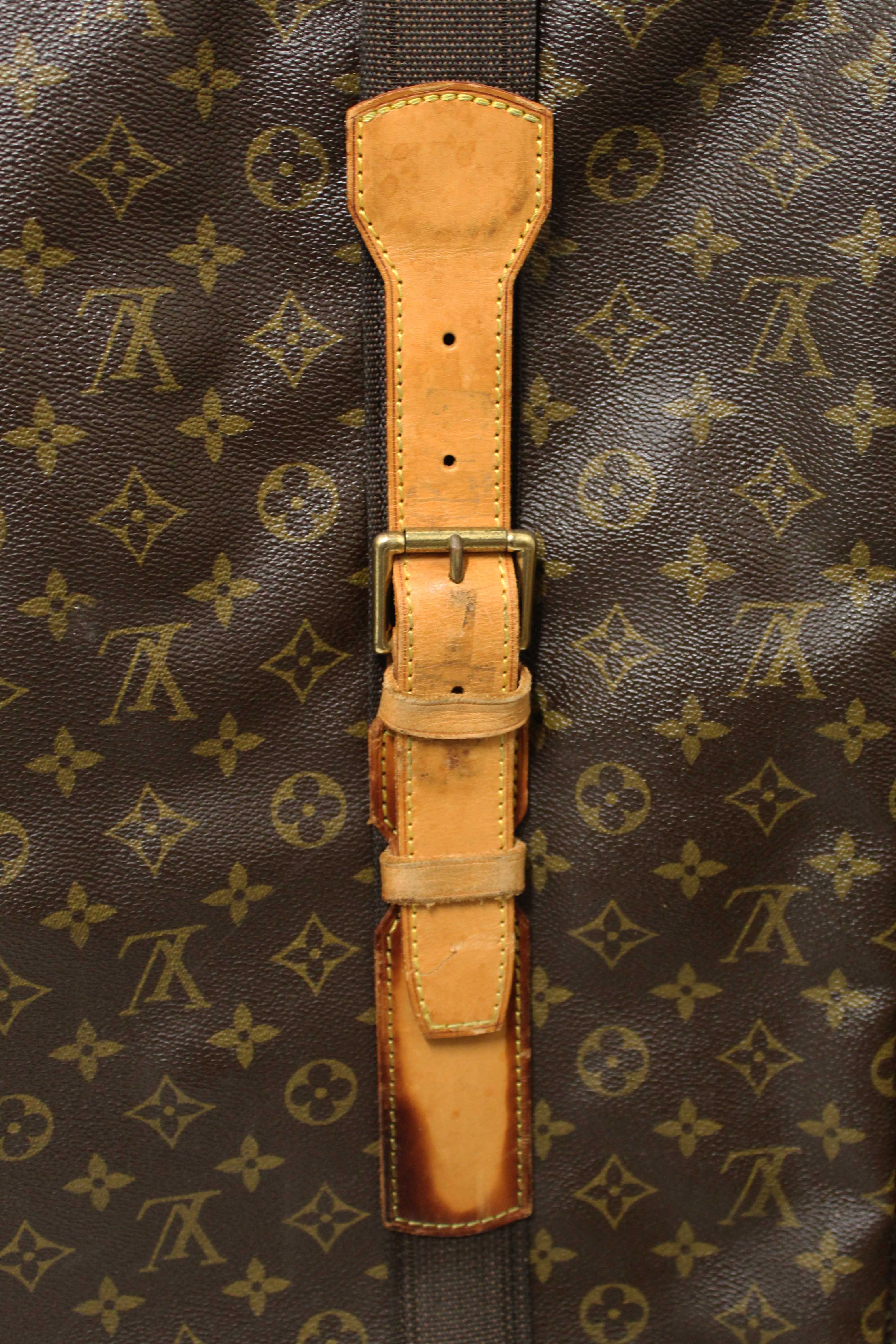 Authentic Louis Vuitton Classic Monogram Canvas Satellite 65 Suitcase