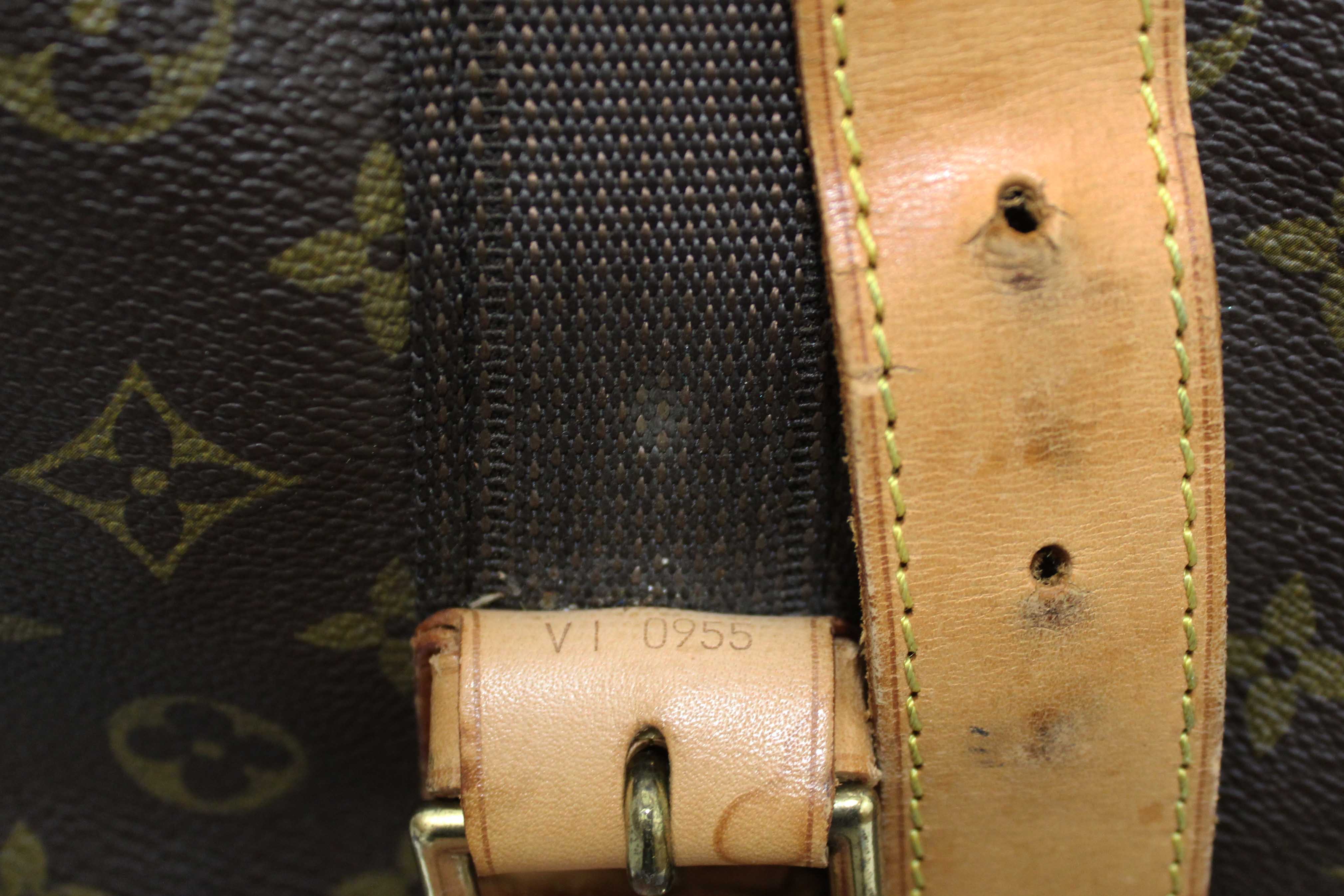 Authentic Louis Vuitton Classic Monogram Canvas Satellite 65 Suitcase