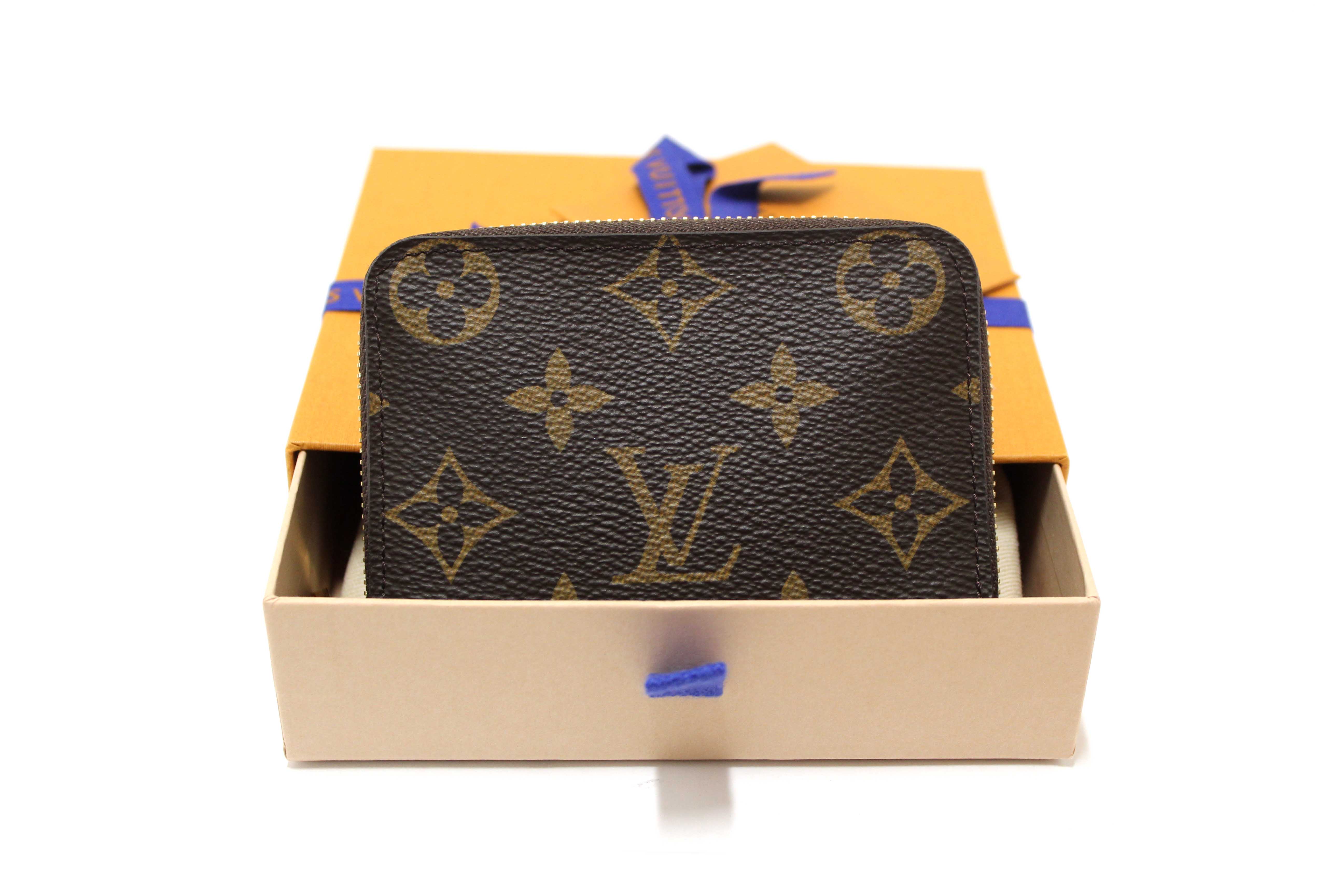 Authentic NEW Louis Vuitton Classic Monogram Zippy Coin Purse Wallet