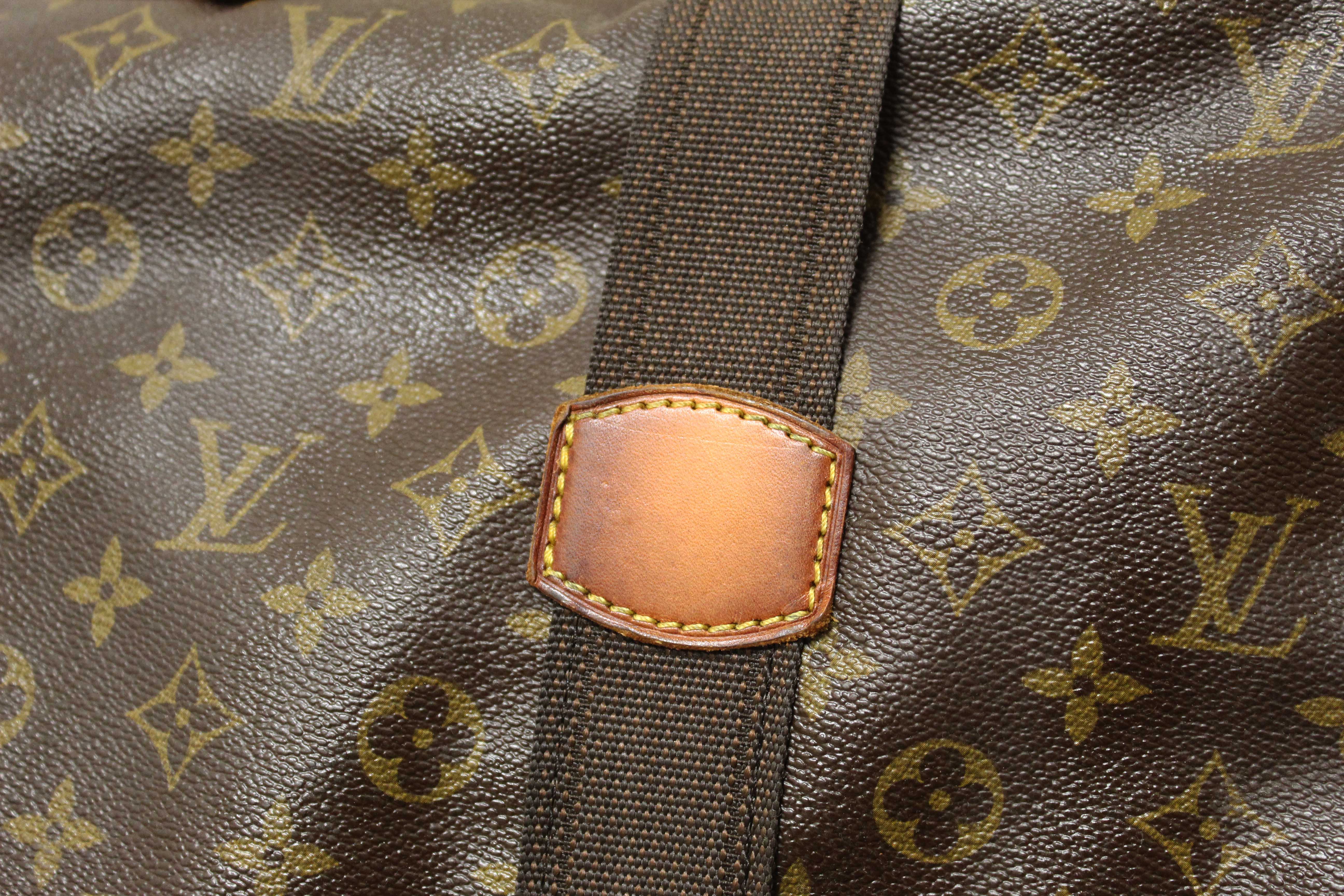 Authentic Louis Vuitton Classic Monogram Canvas Satellite 65 Suitcase