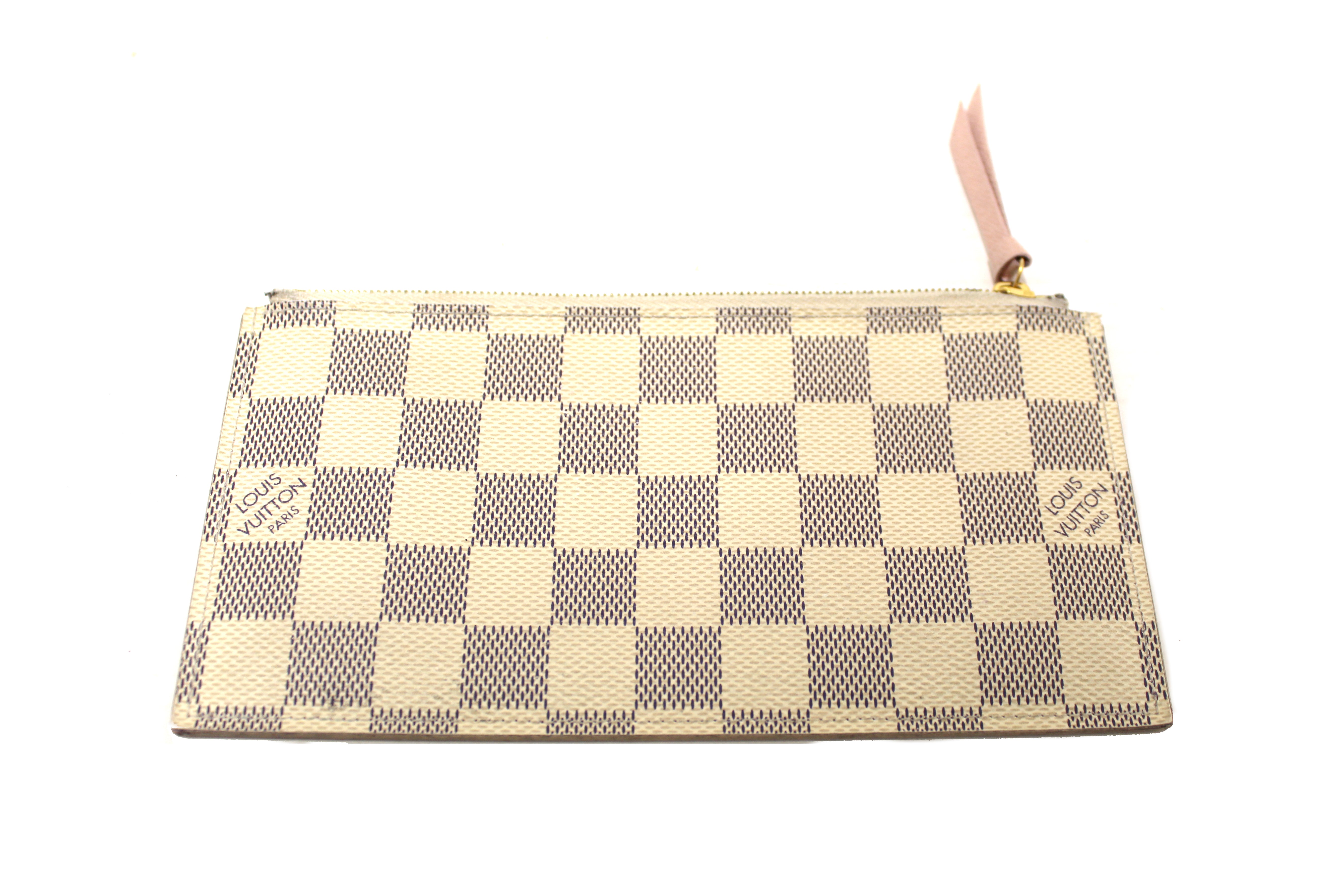 Authentic Louis Vuitton Damier Azur Felicie Pochette Crossbody Bag