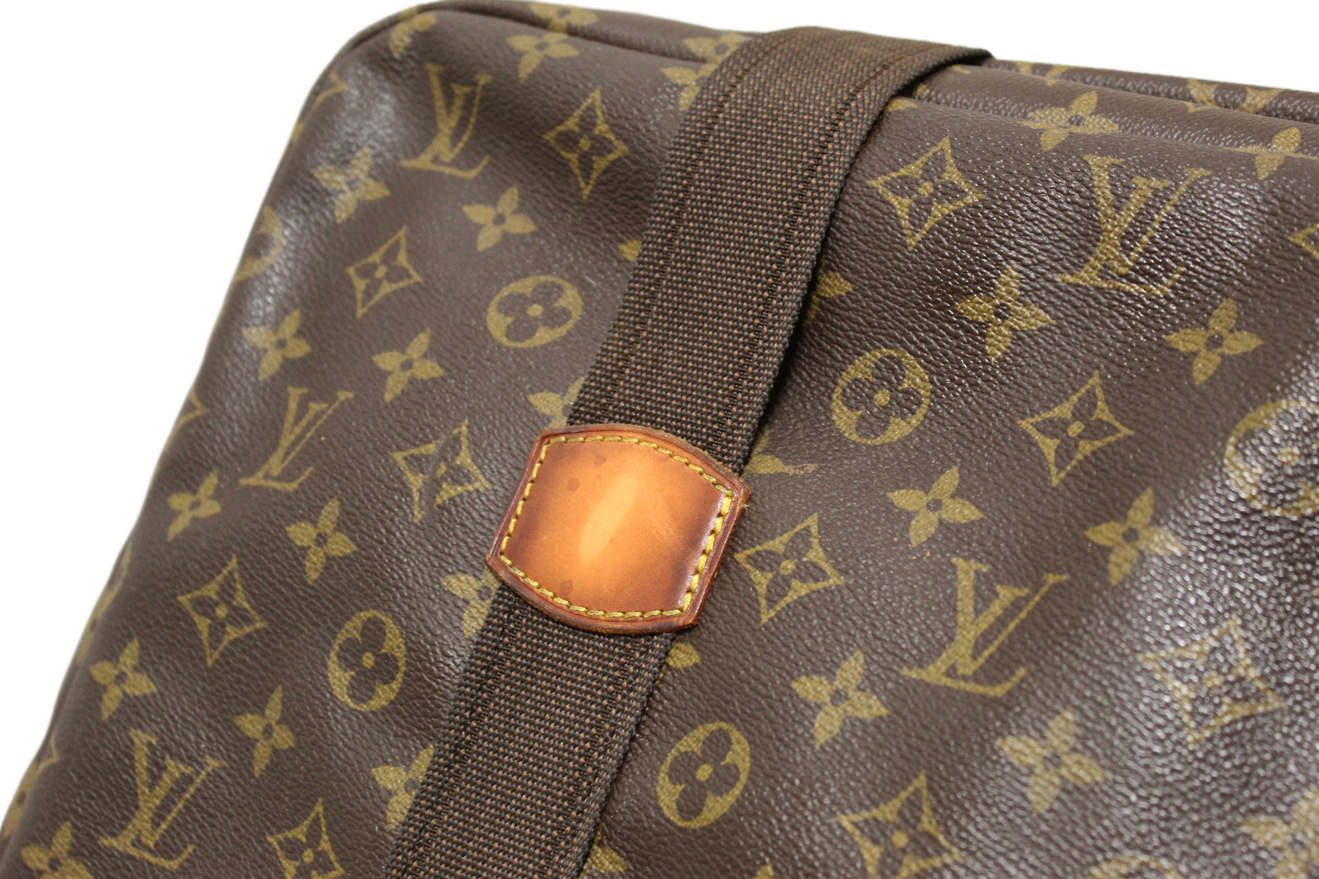 Authentic Louis Vuitton Classic Monogram Canvas Satellite 65 Suitcase