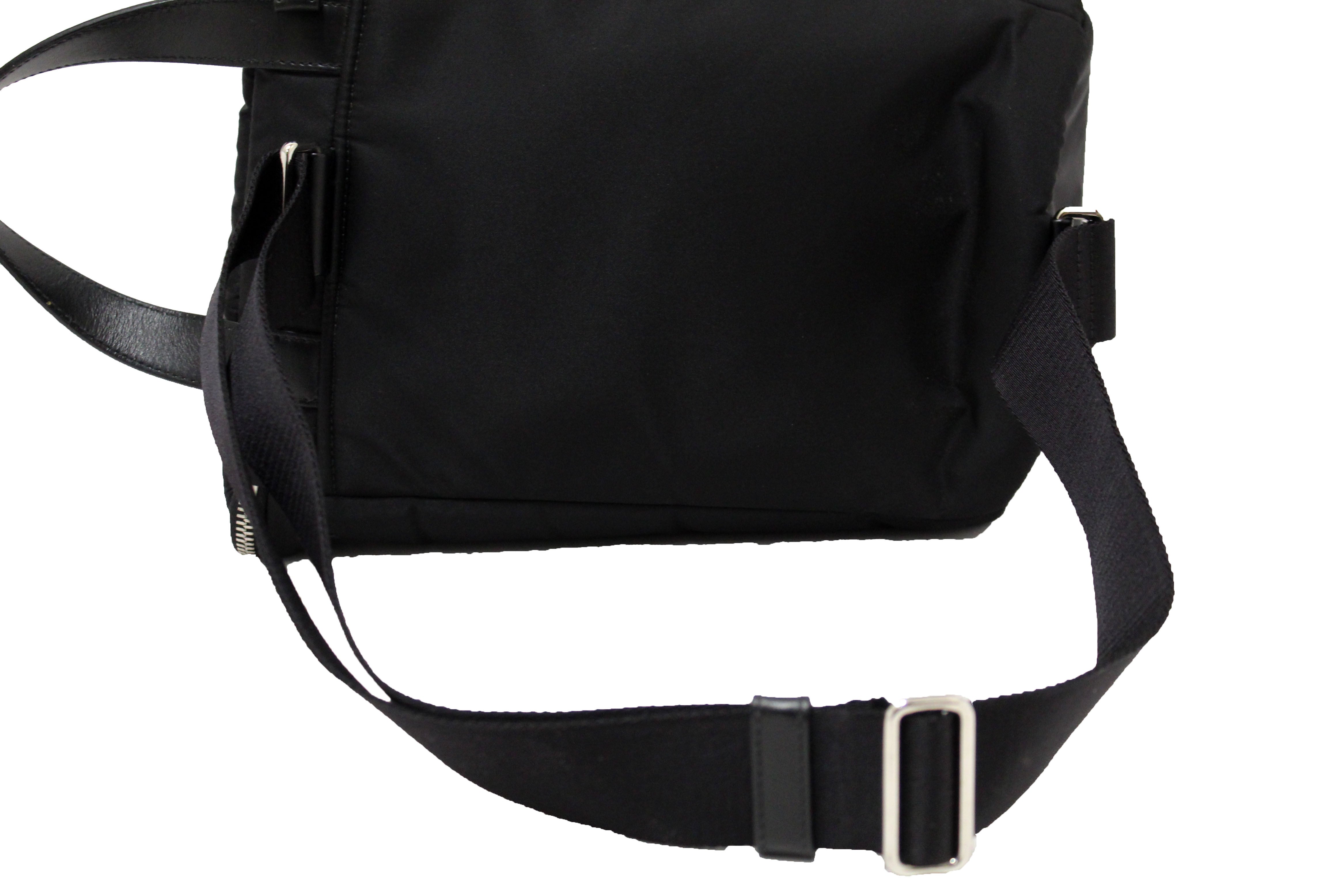 Authentic Prada Re-Nylon Triangle Zip Sling Backpack