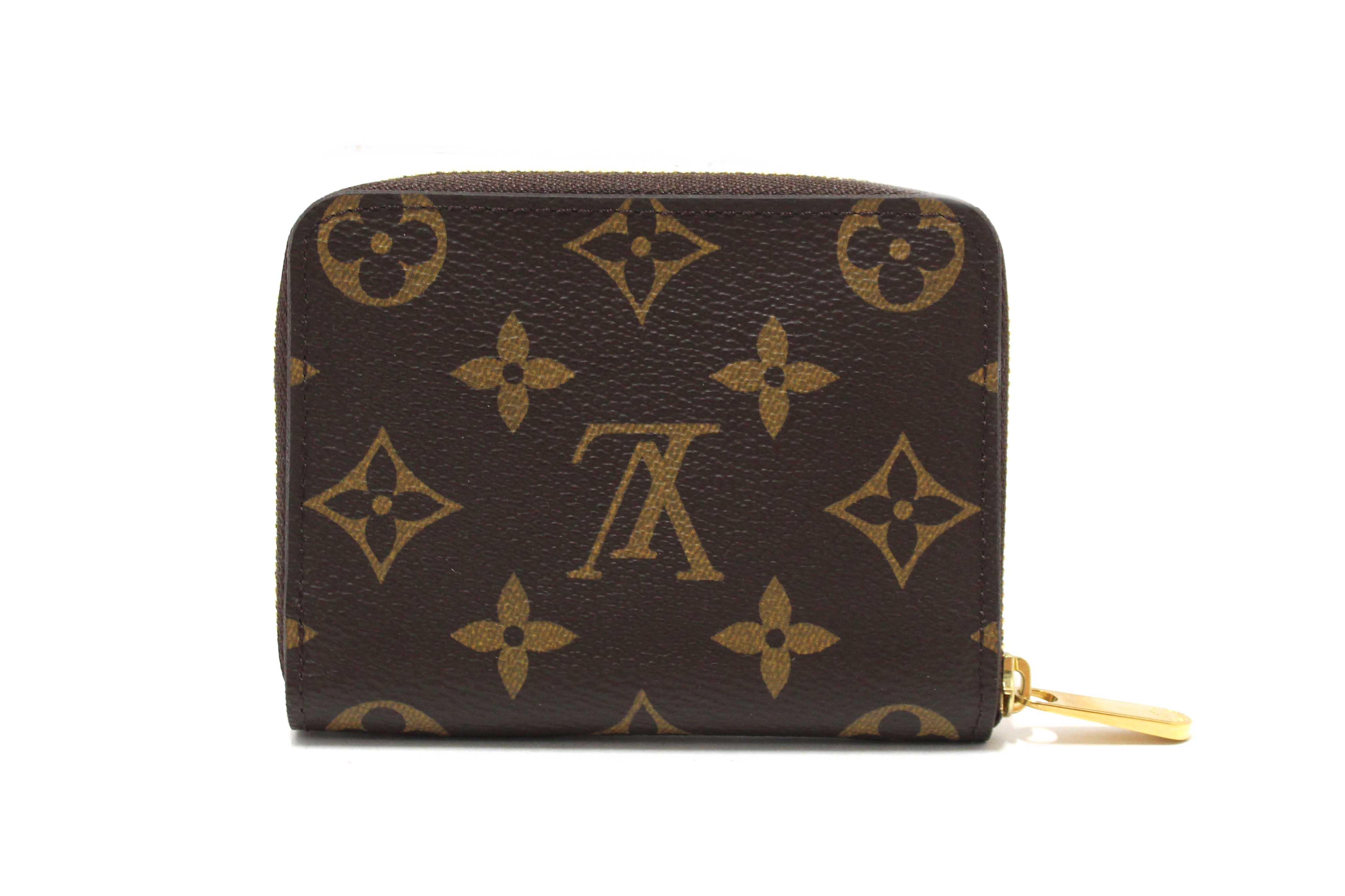 Authentic NEW Louis Vuitton Classic Monogram Zippy Coin Purse Wallet