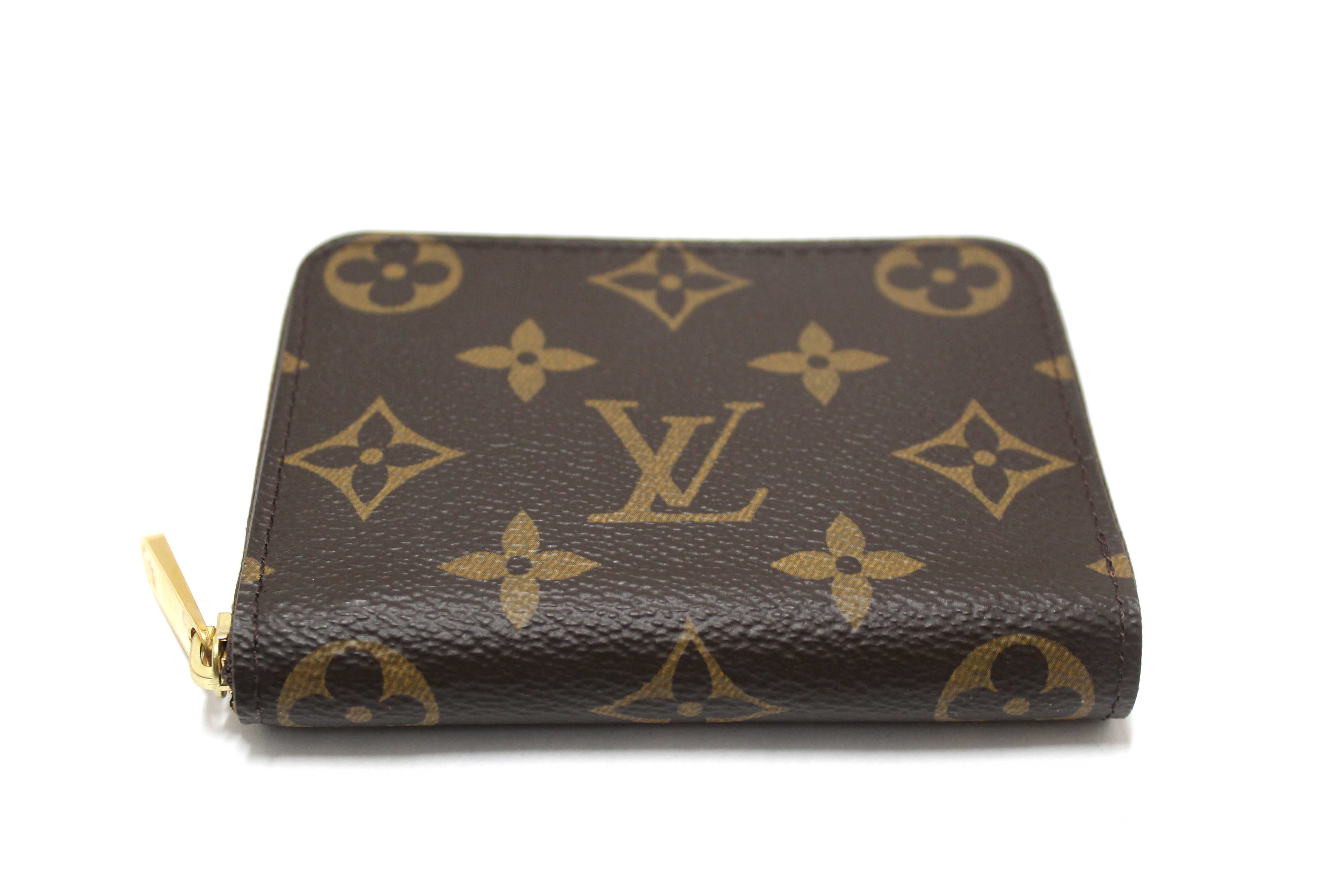 Authentic NEW Louis Vuitton Classic Monogram Zippy Coin Purse Wallet