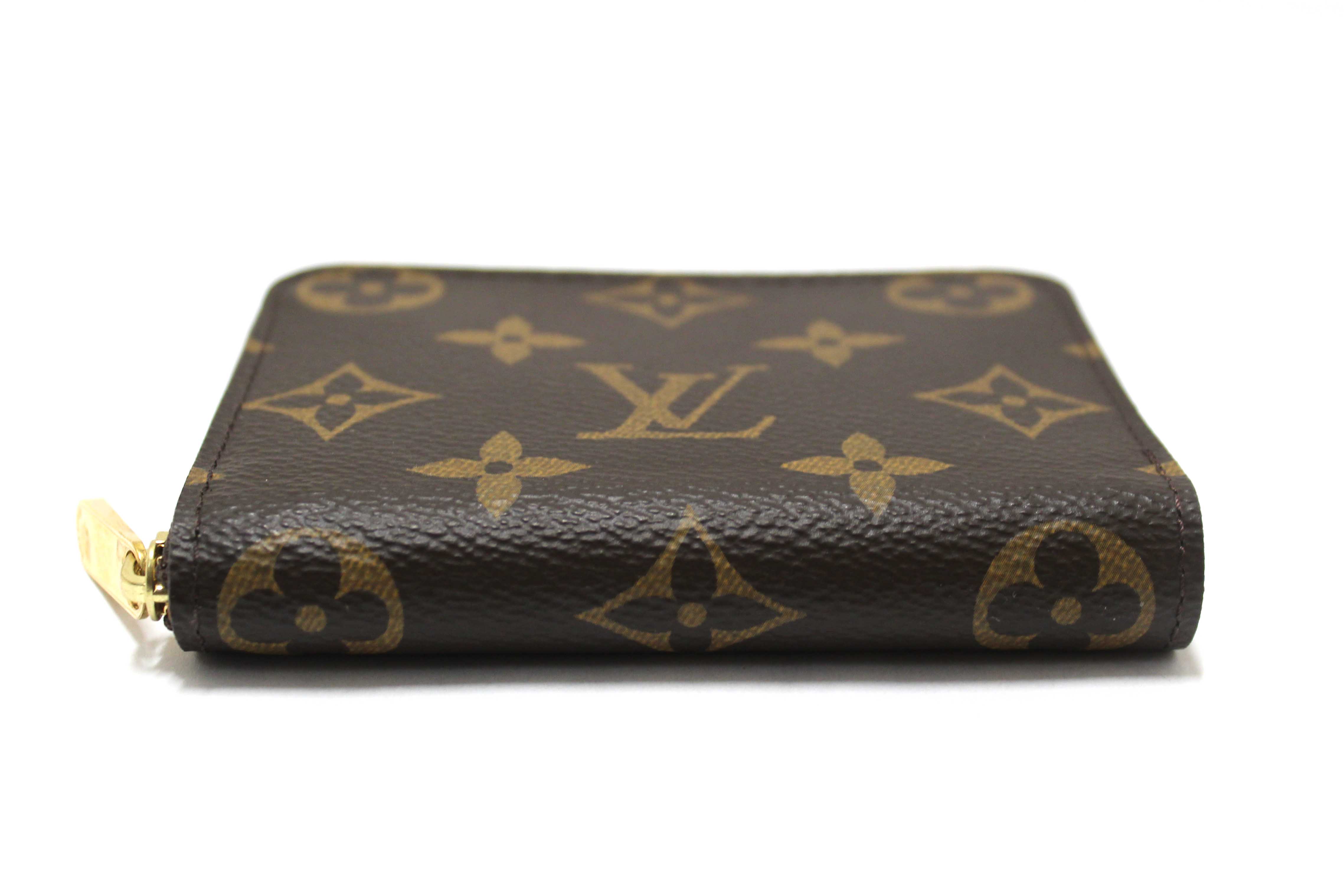 Authentic NEW Louis Vuitton Classic Monogram Zippy Coin Purse Wallet