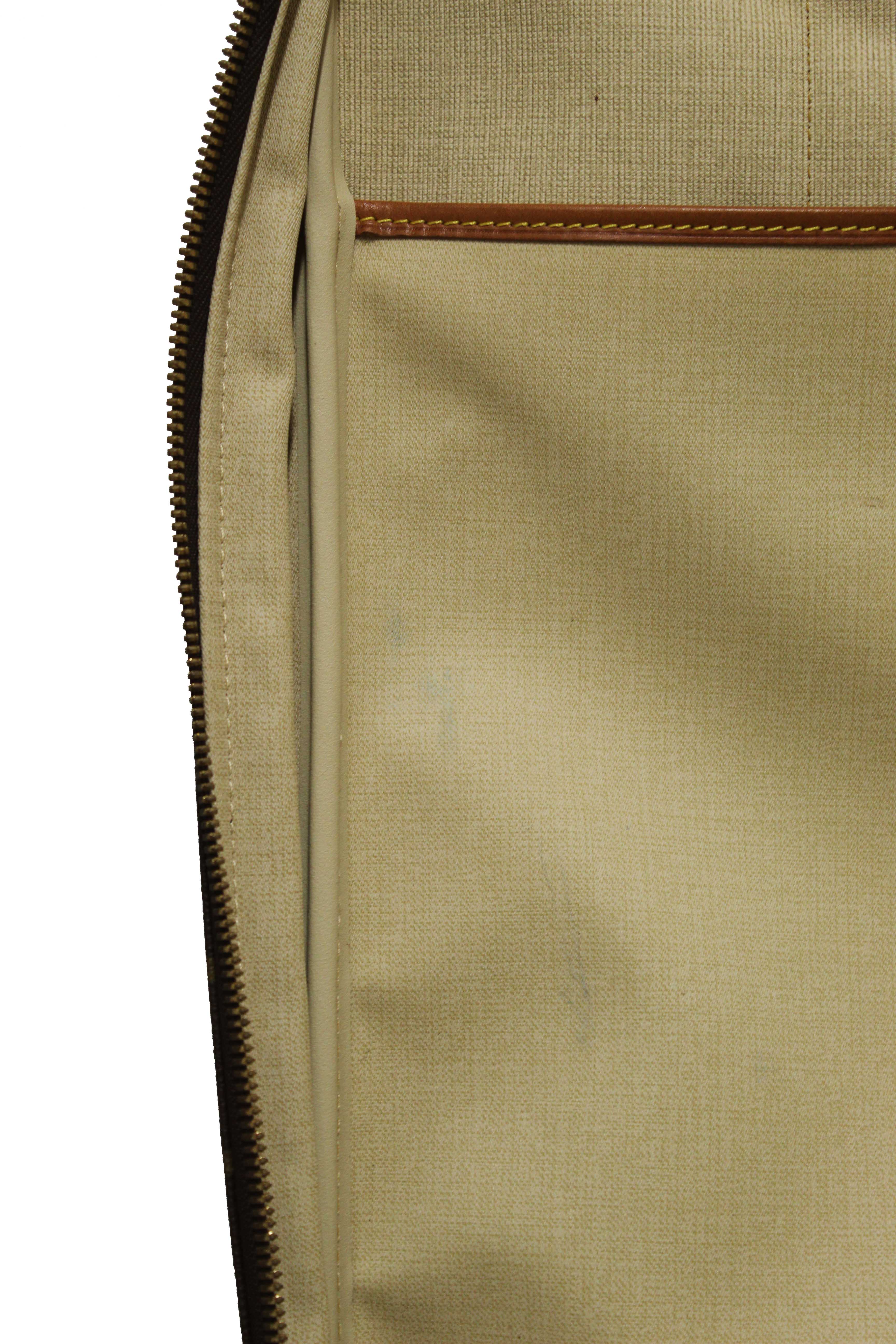 Authentic Louis Vuitton Classic Monogram Canvas Satellite 65 Suitcase
