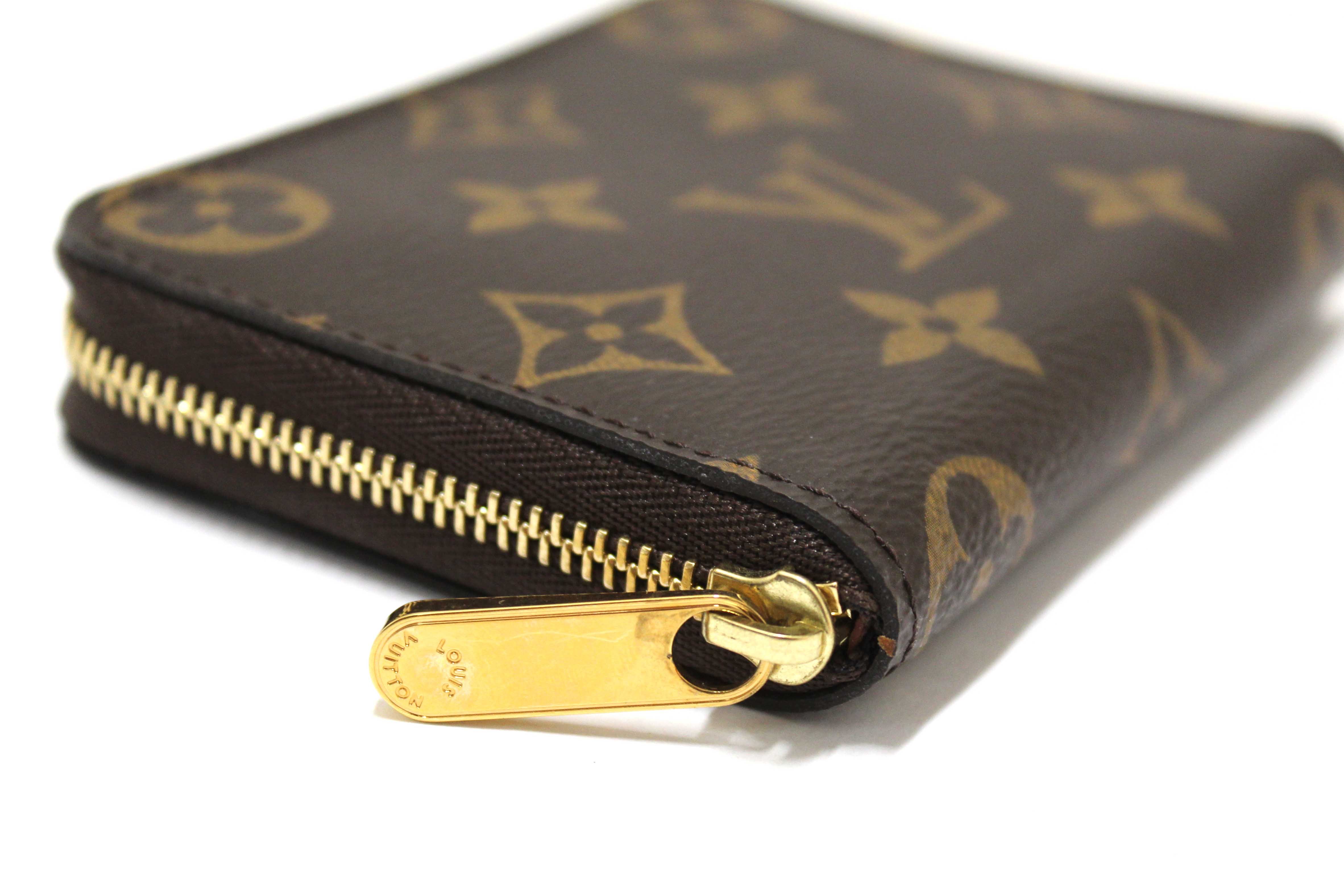 Authentic NEW Louis Vuitton Classic Monogram Zippy Coin Purse Wallet