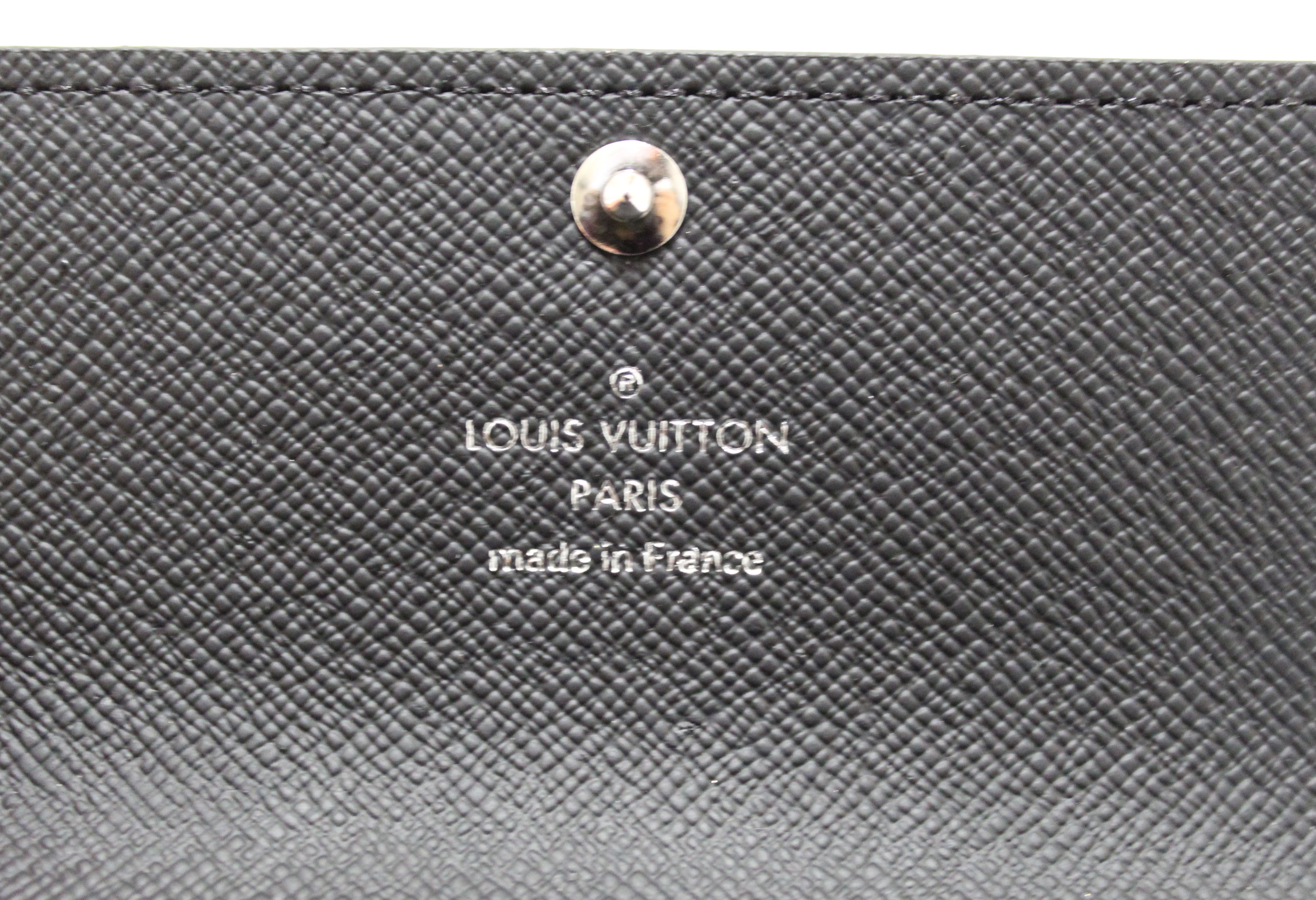 Louis Vuitton, Accessories, Louis Vuitton Key Pouch Damier Graphite Made  In France