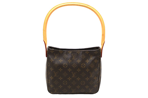 Authentic Louis Vuitton Classic Monogram Canvas Looping PM Shoulder Bag