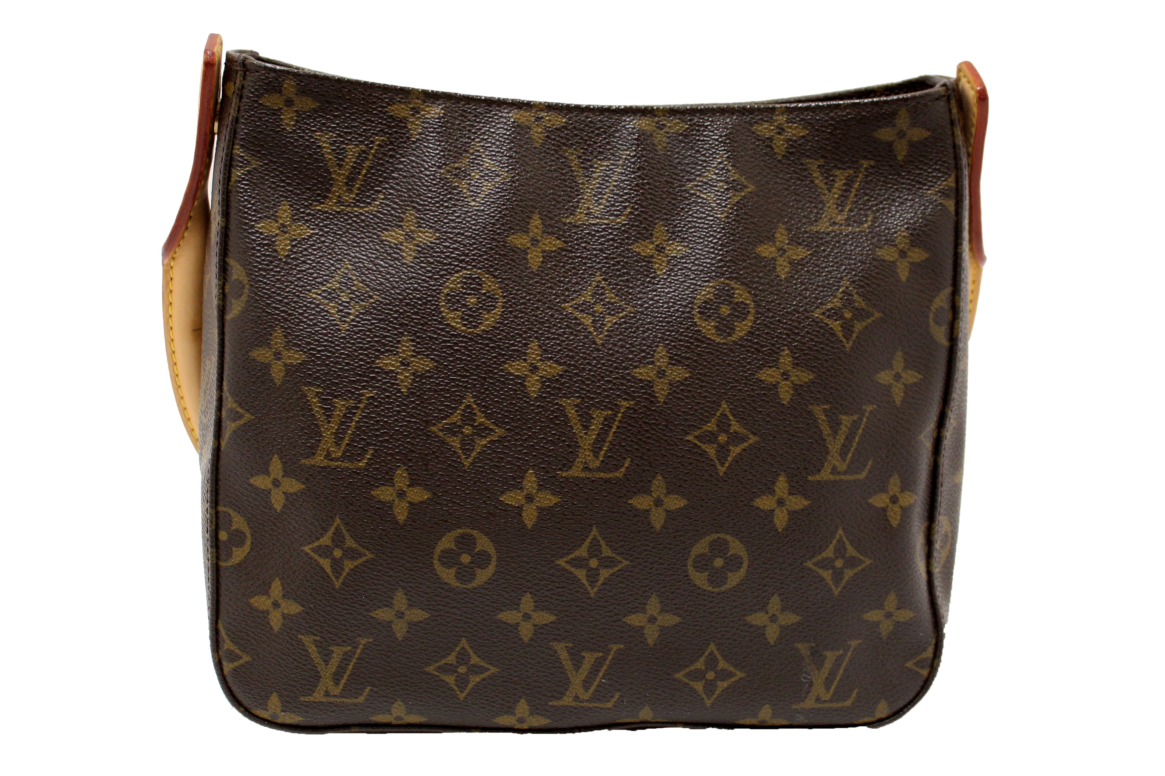 Authentic Louis Vuitton Classic Monogram Canvas Looping PM Shoulder Bag